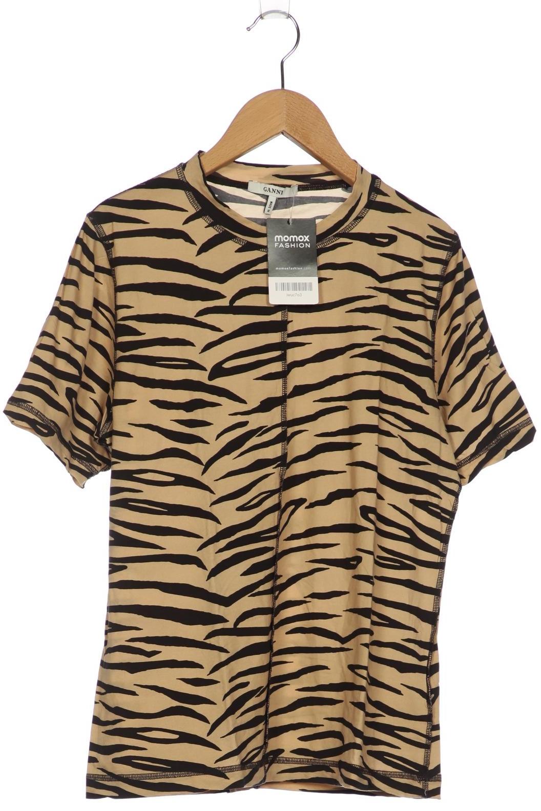 

Ganni Damen T-Shirt, beige, Gr. 42