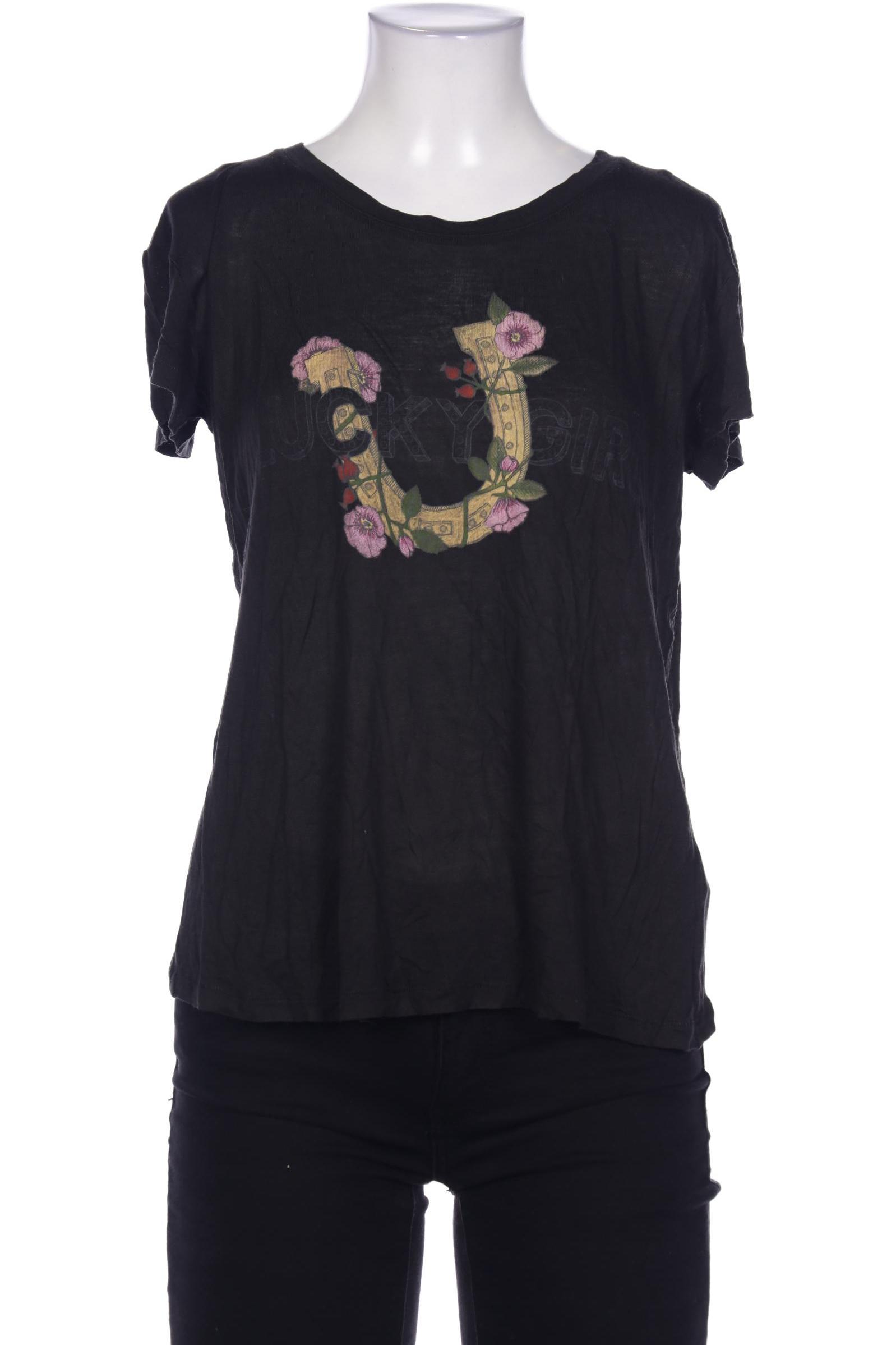 

Ganni Damen T-Shirt, schwarz, Gr. 38