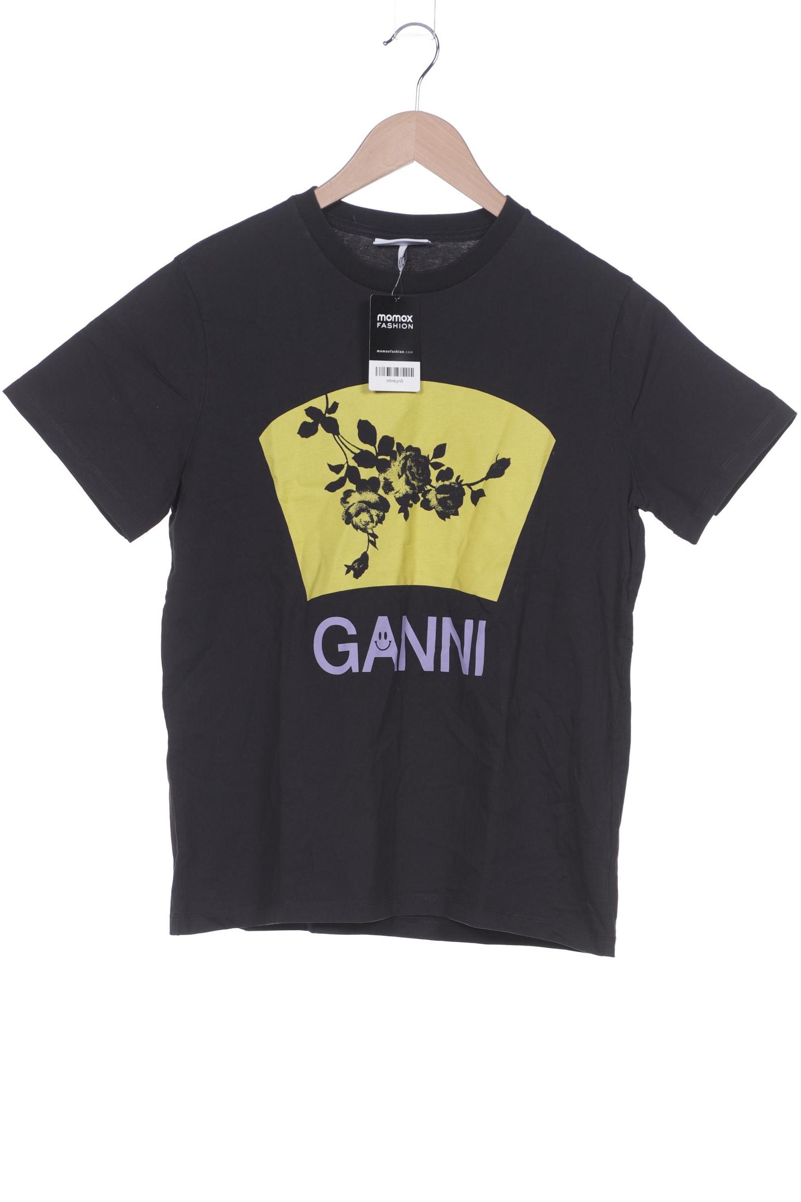 

Ganni Damen T-Shirt, schwarz