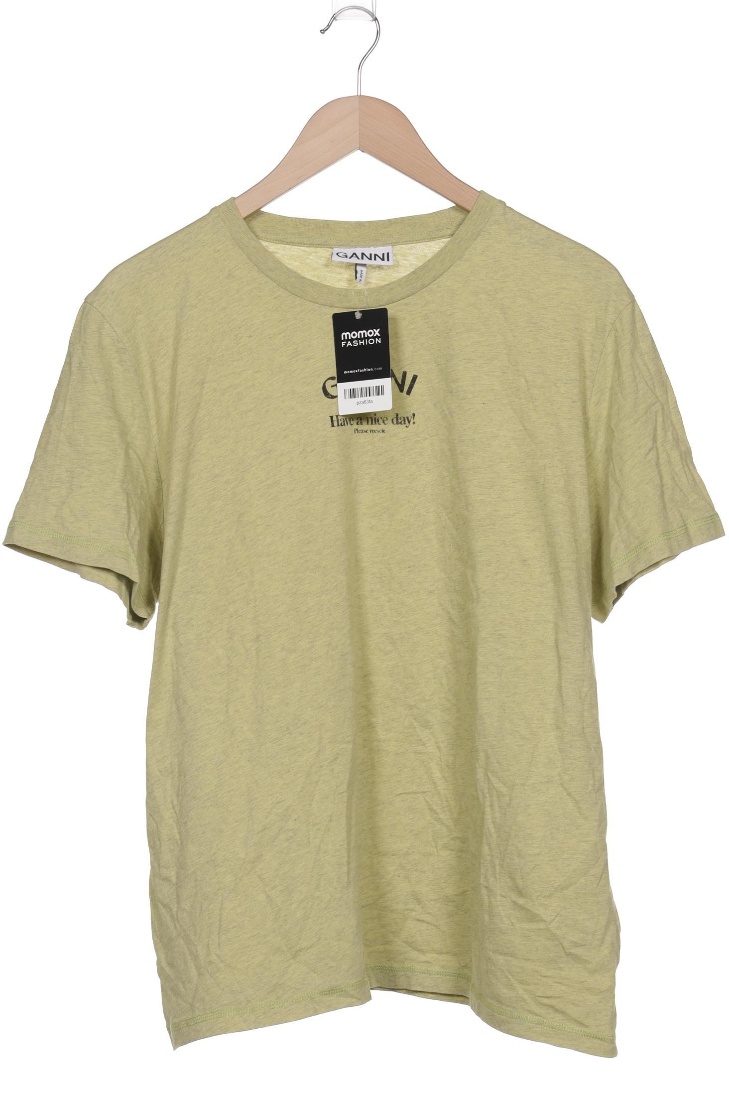 

Ganni Damen T-Shirt, grün, Gr. 44