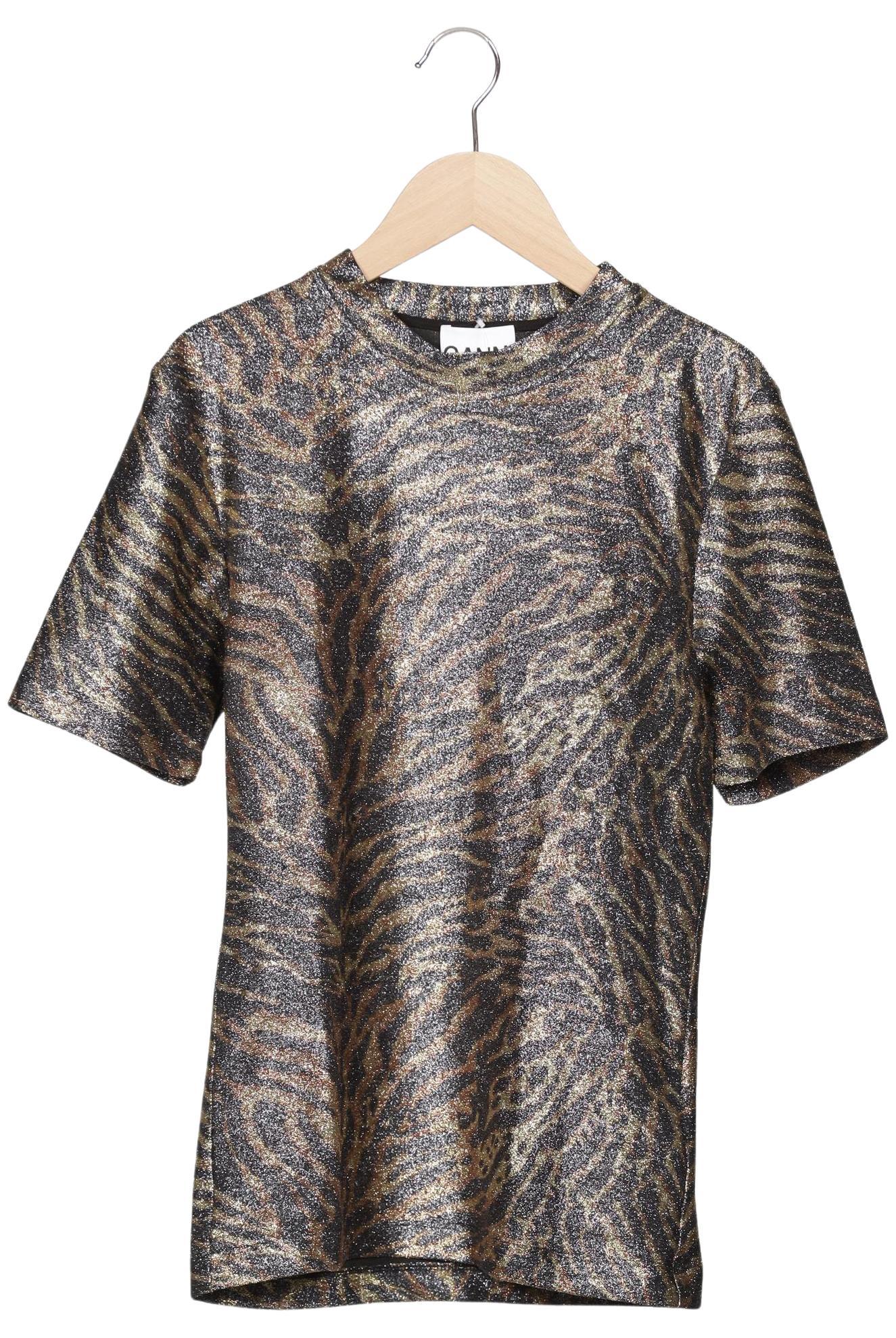 

Ganni Damen T-Shirt, mehrfarbig, Gr. 38