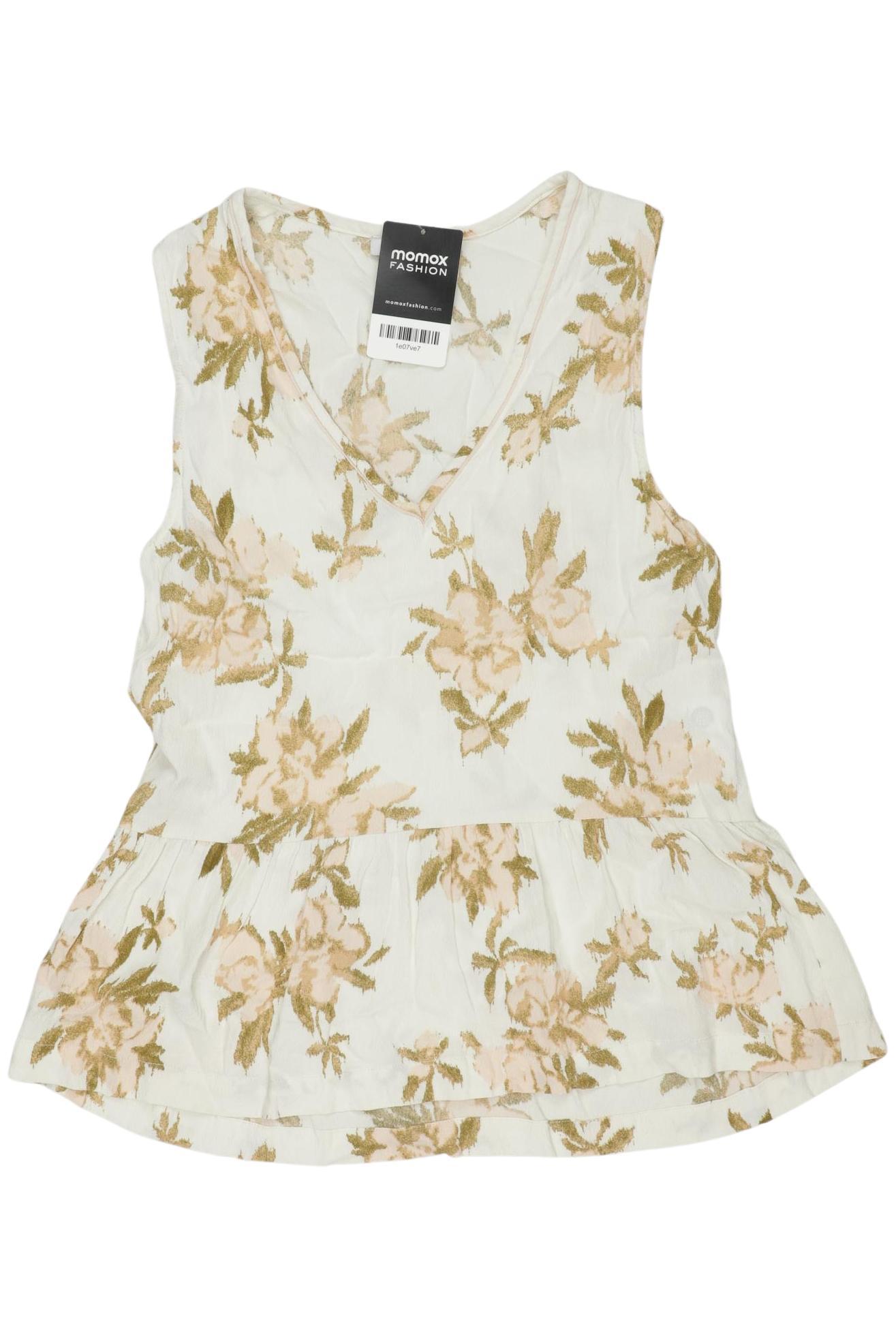 

Ganni Damen Top, cremeweiß, Gr. 36