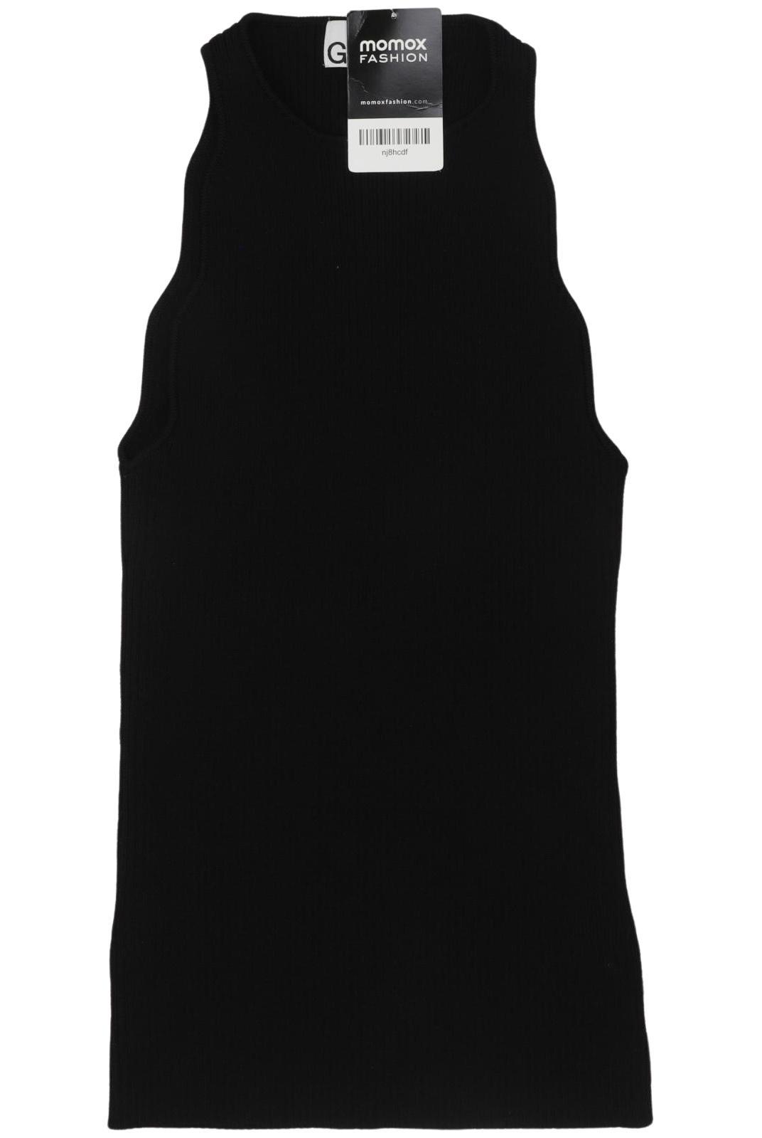 

Ganni Damen Top, schwarz, Gr. 34