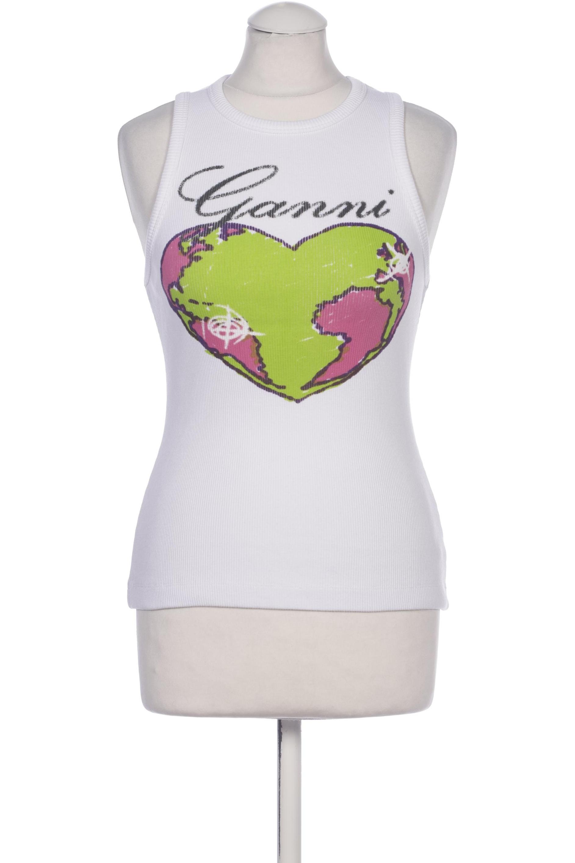 

Ganni Damen Top, weiß, Gr. 38