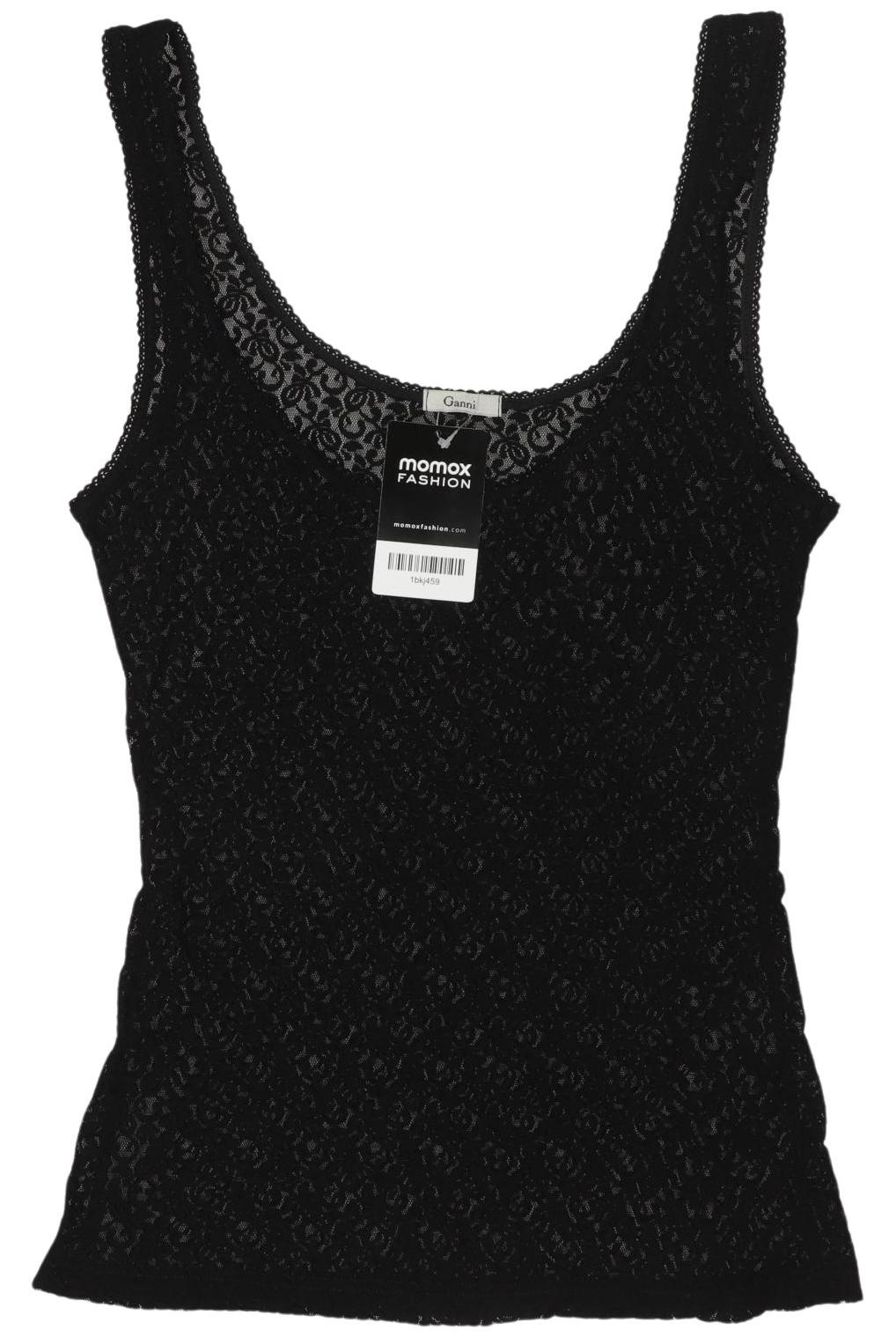 

Ganni Damen Top, schwarz, Gr. 34