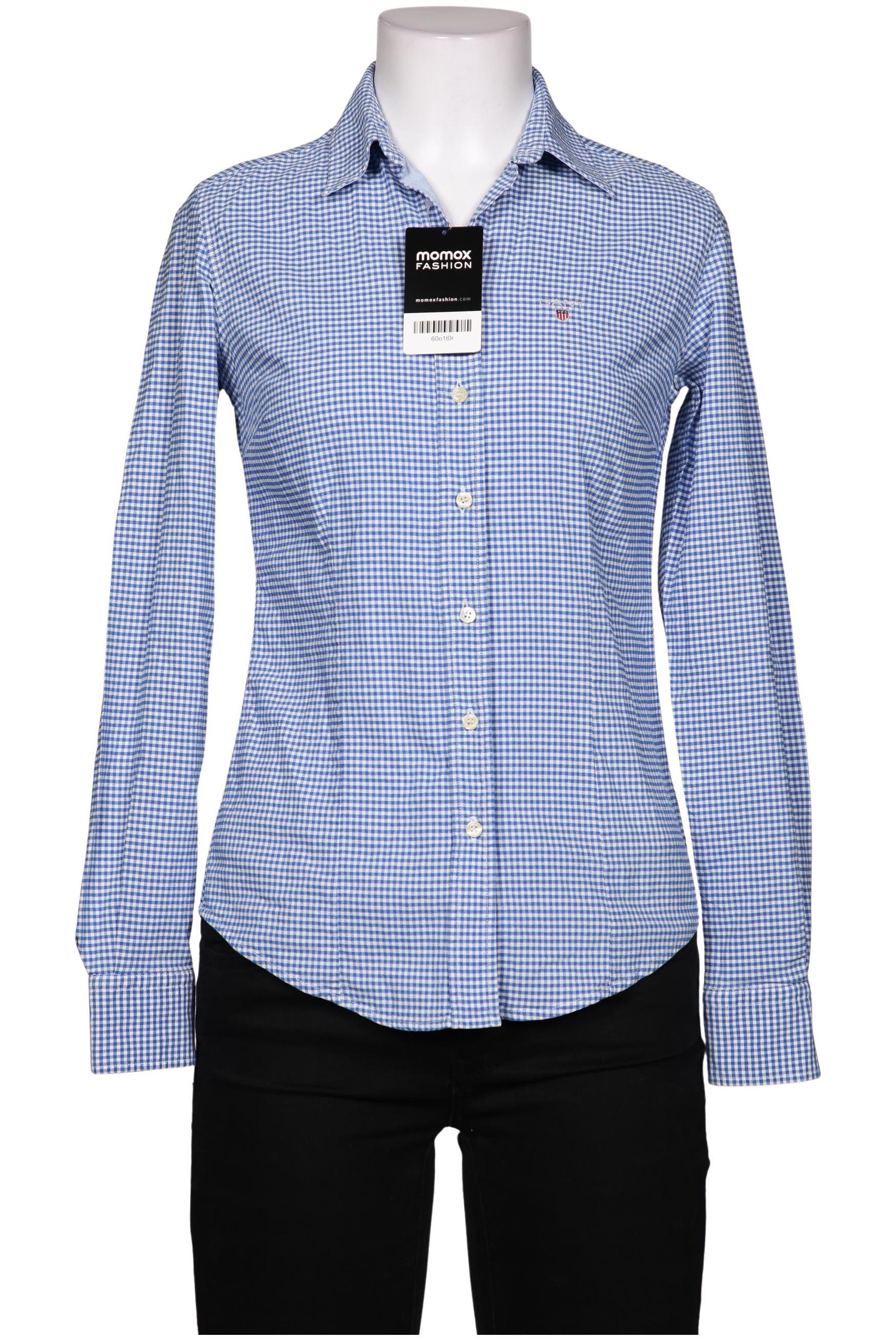 

Gant Damen Bluse, blau, Gr. 34
