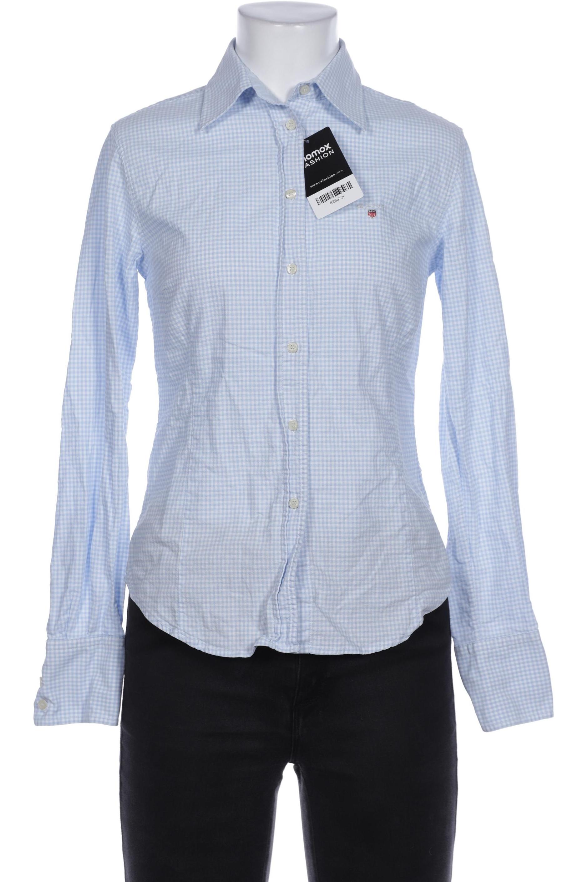 

Gant Damen Bluse, blau, Gr. 34