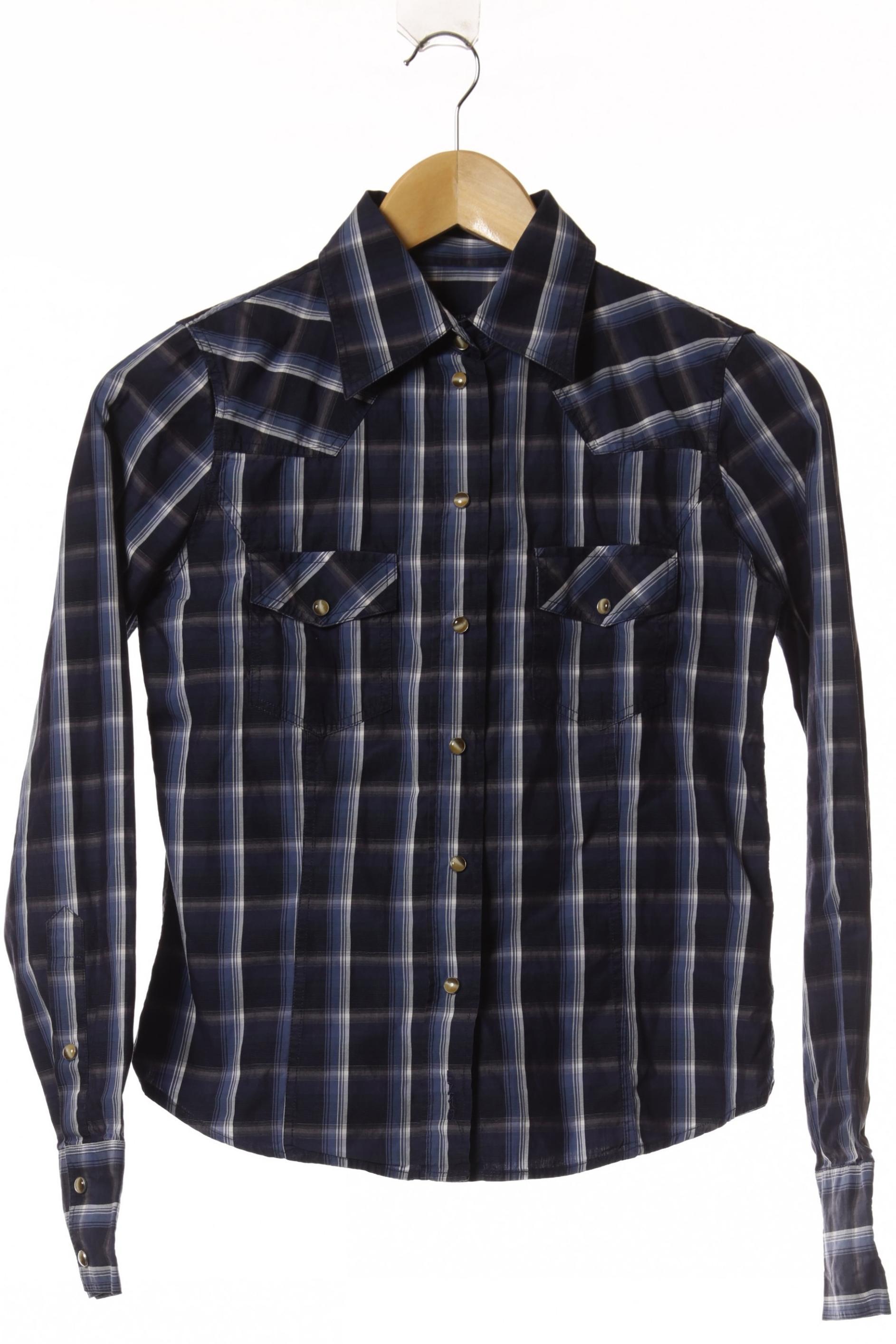 

Gant Damen Bluse, blau, Gr. 34