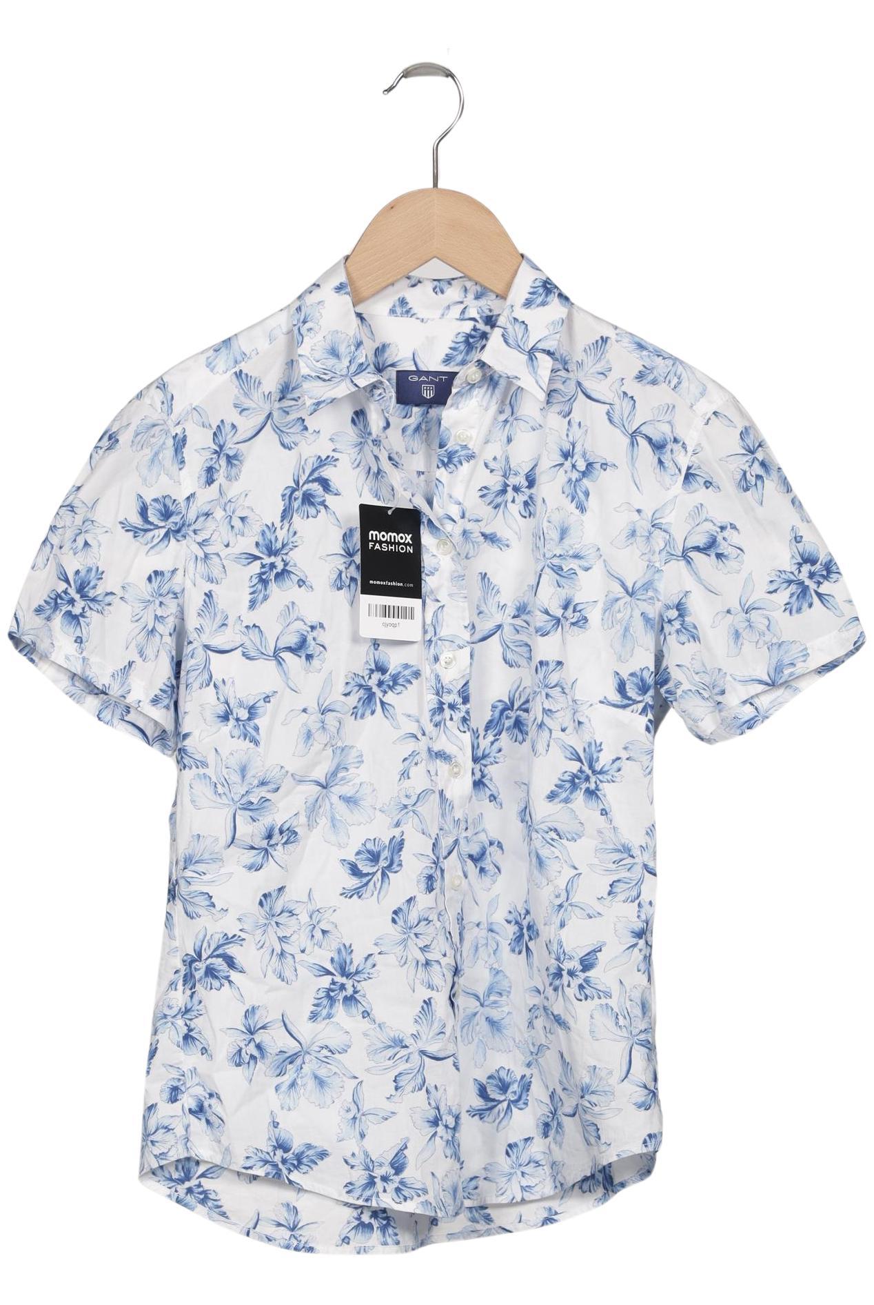 

Gant Damen Bluse, blau, Gr. 36