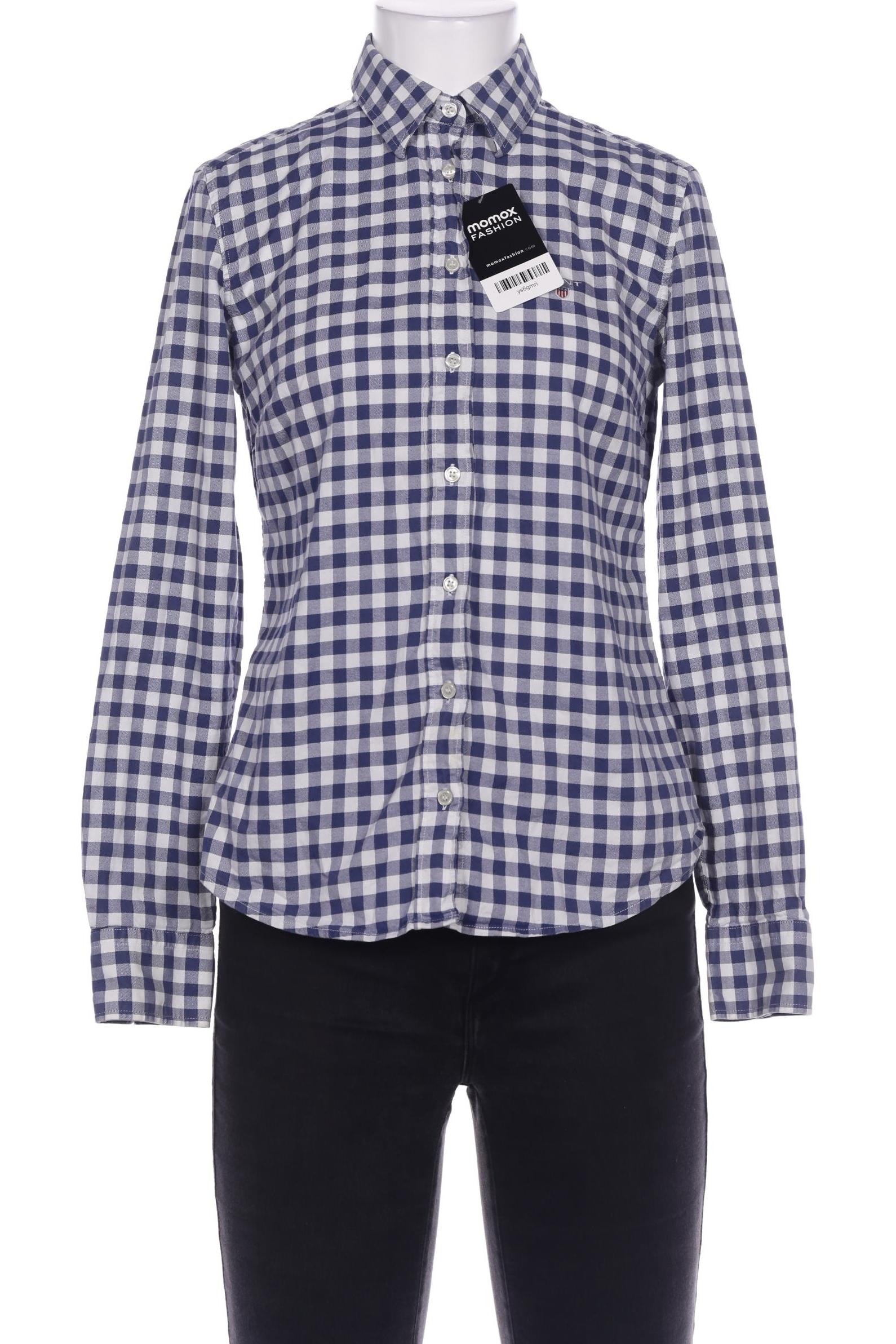 

Gant Damen Bluse, blau, Gr. 36