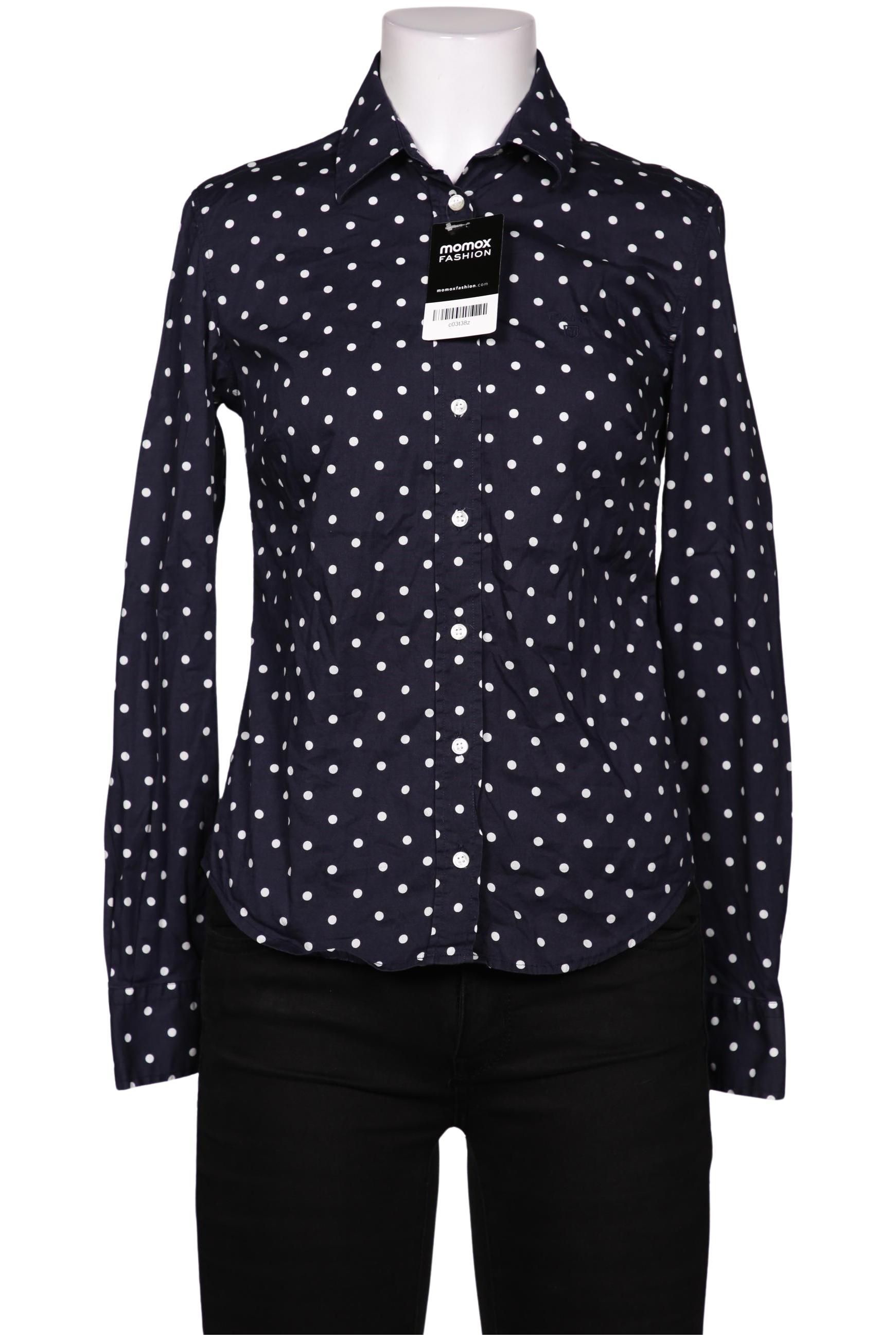 

Gant Damen Bluse, marineblau, Gr. 34