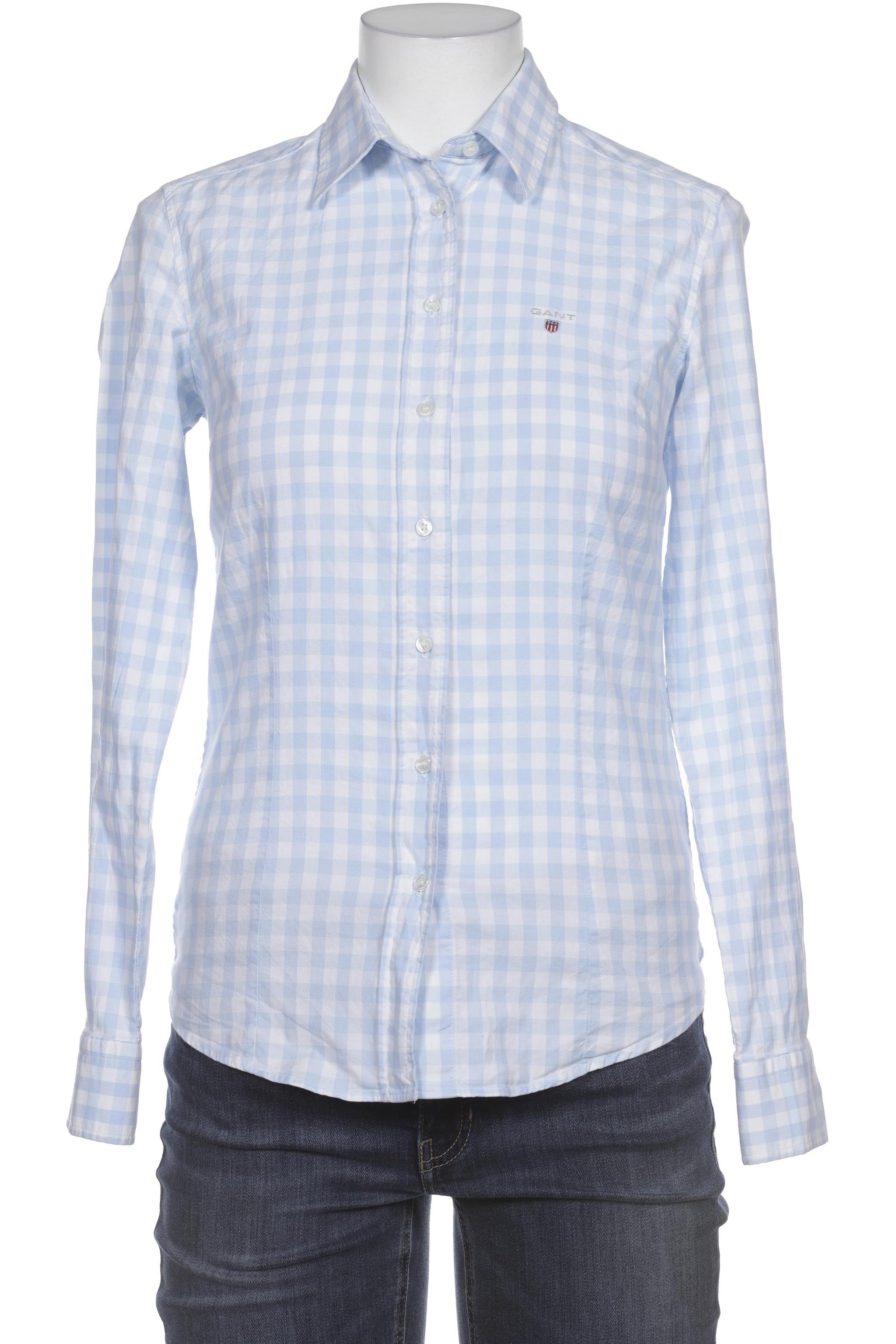 

Gant Damen Bluse, blau, Gr. 36