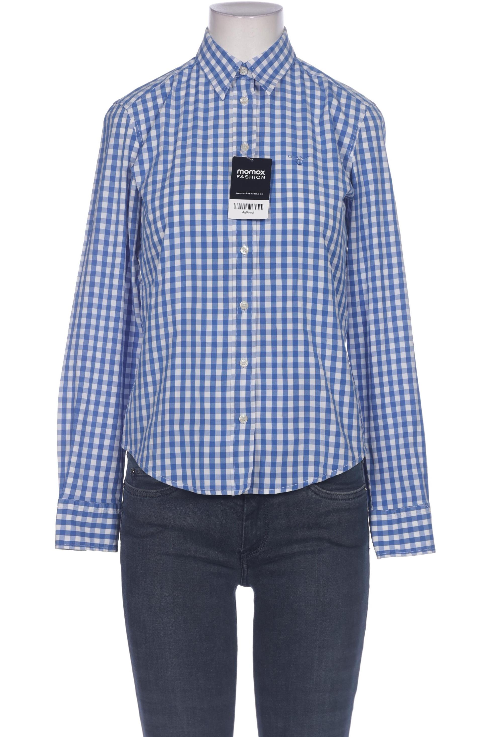

Gant Damen Bluse, blau, Gr. 36