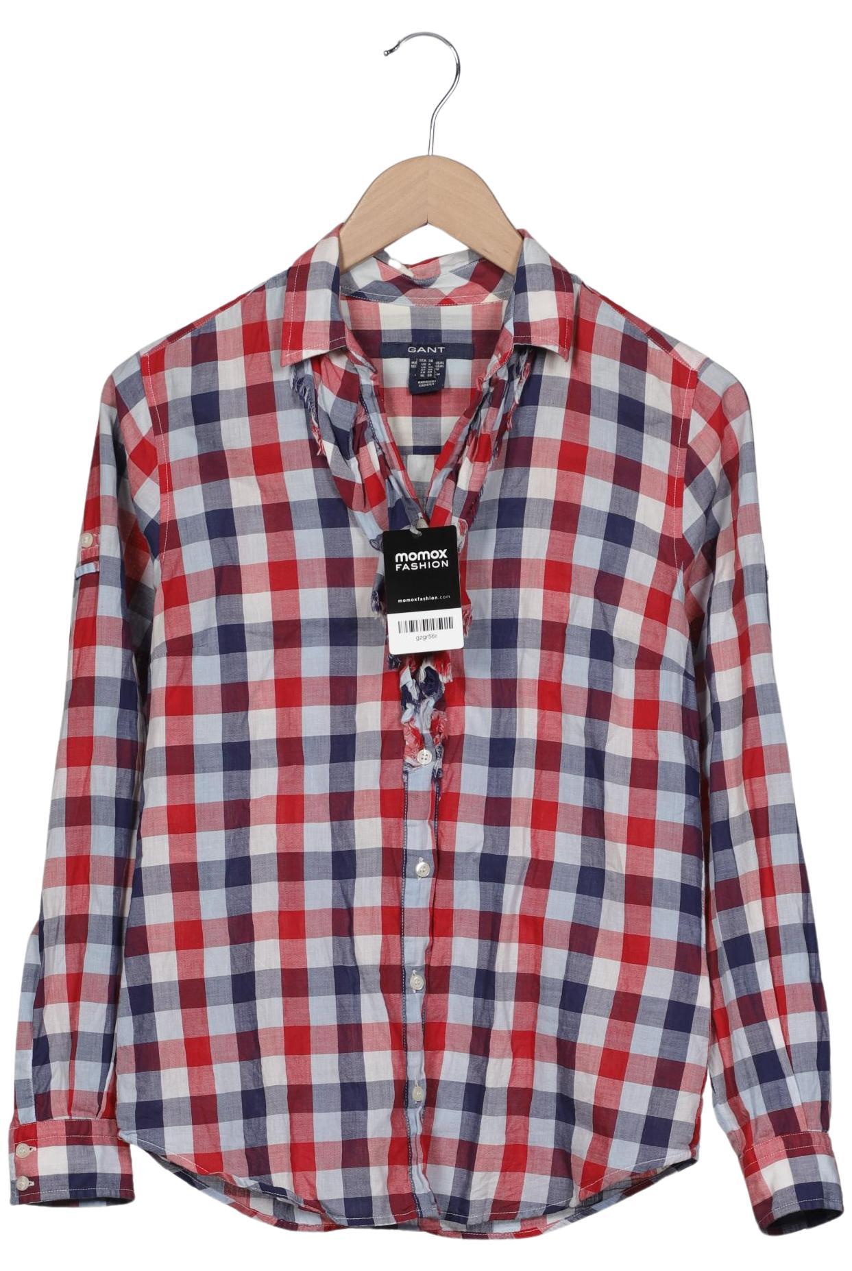

Gant Damen Bluse, blau, Gr. 36
