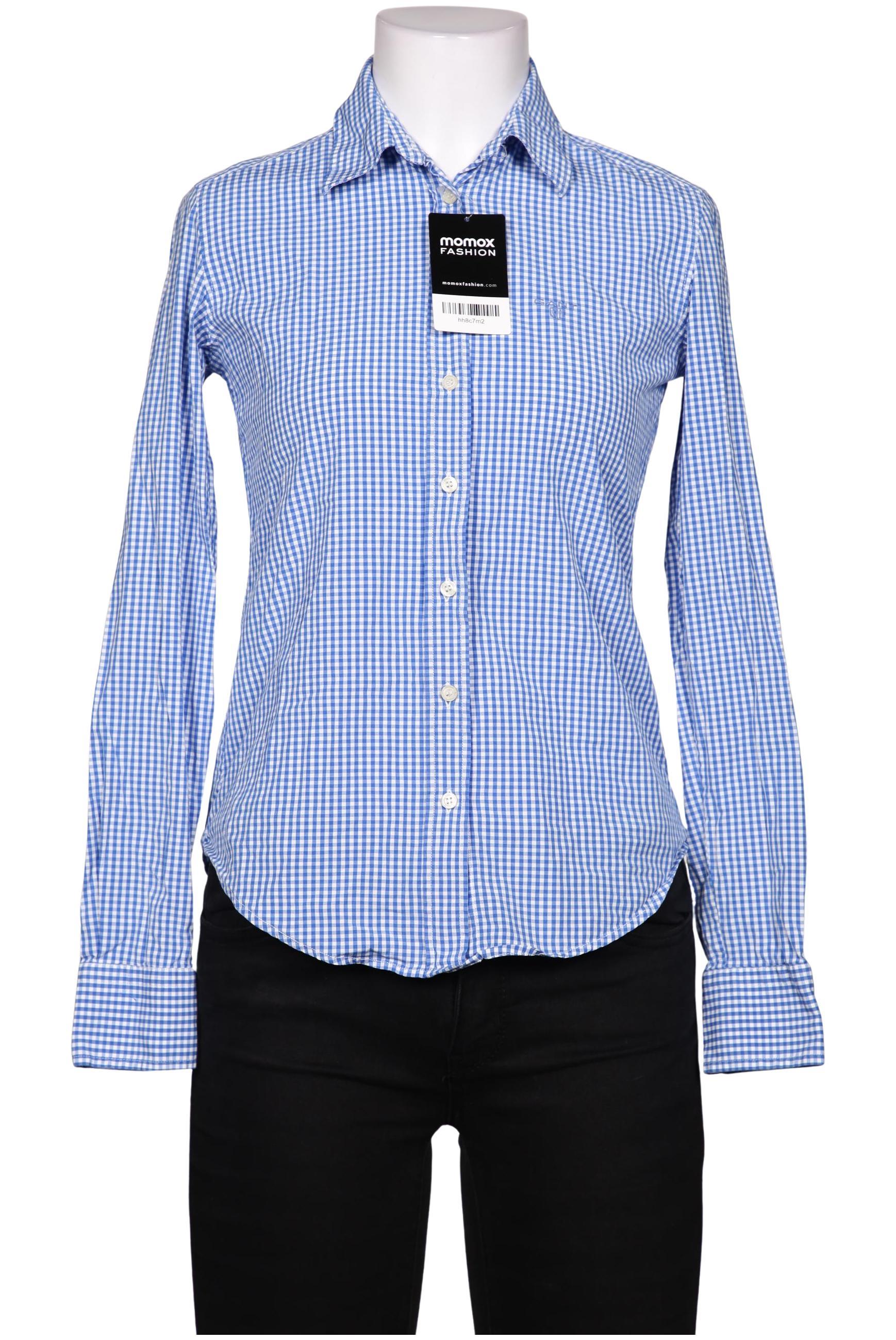 

Gant Damen Bluse, blau, Gr. 34