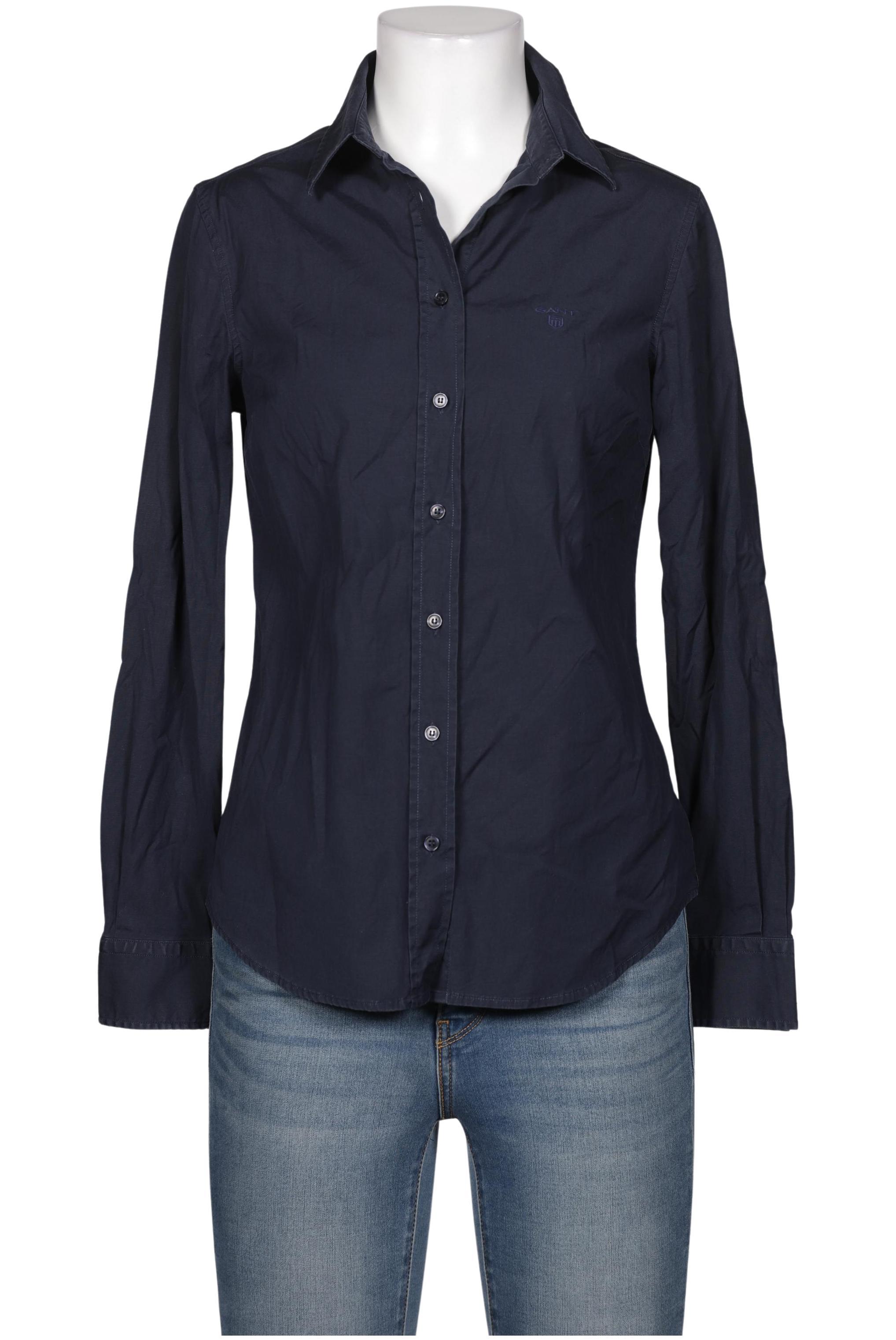 

Gant Damen Bluse, marineblau, Gr. 36