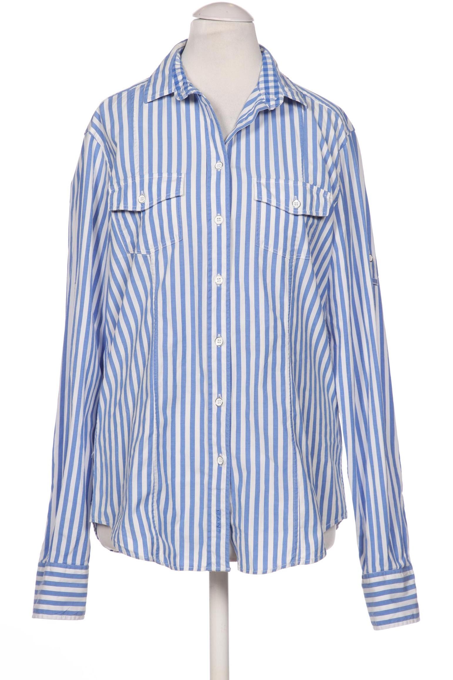 

Gant Damen Bluse, blau, Gr. 40