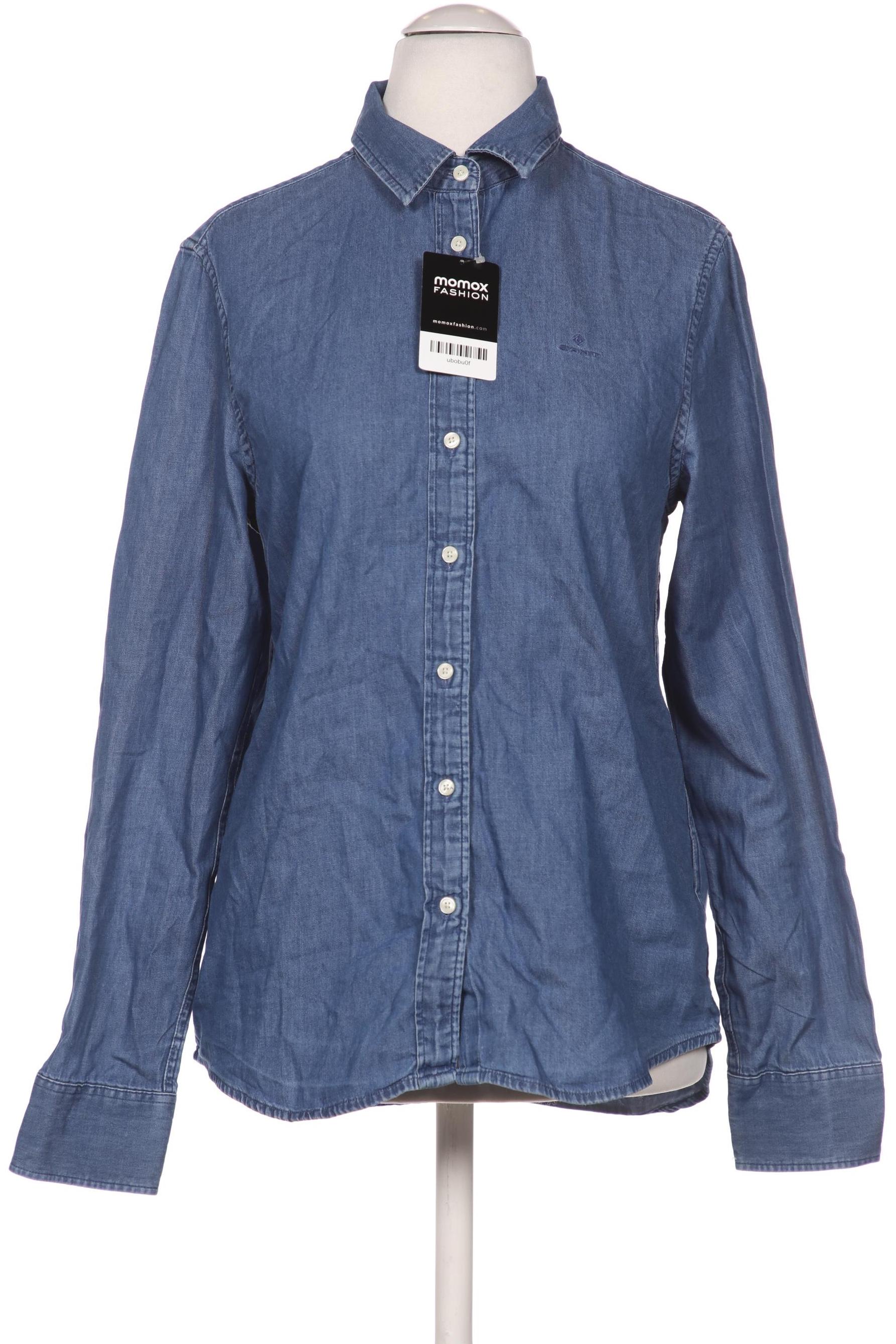 

Gant Damen Bluse, blau, Gr. 38