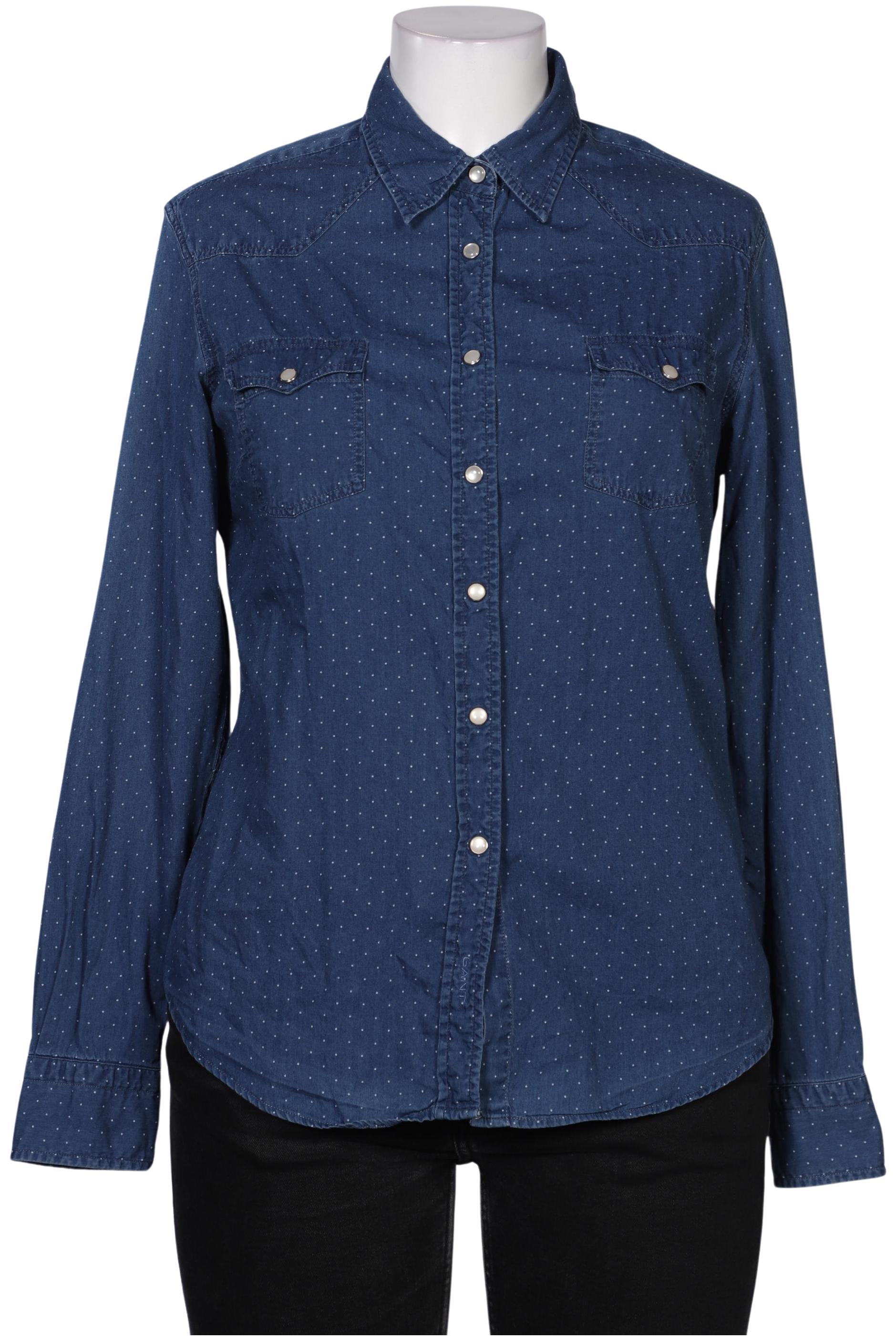 

Gant Damen Bluse, blau, Gr. 44