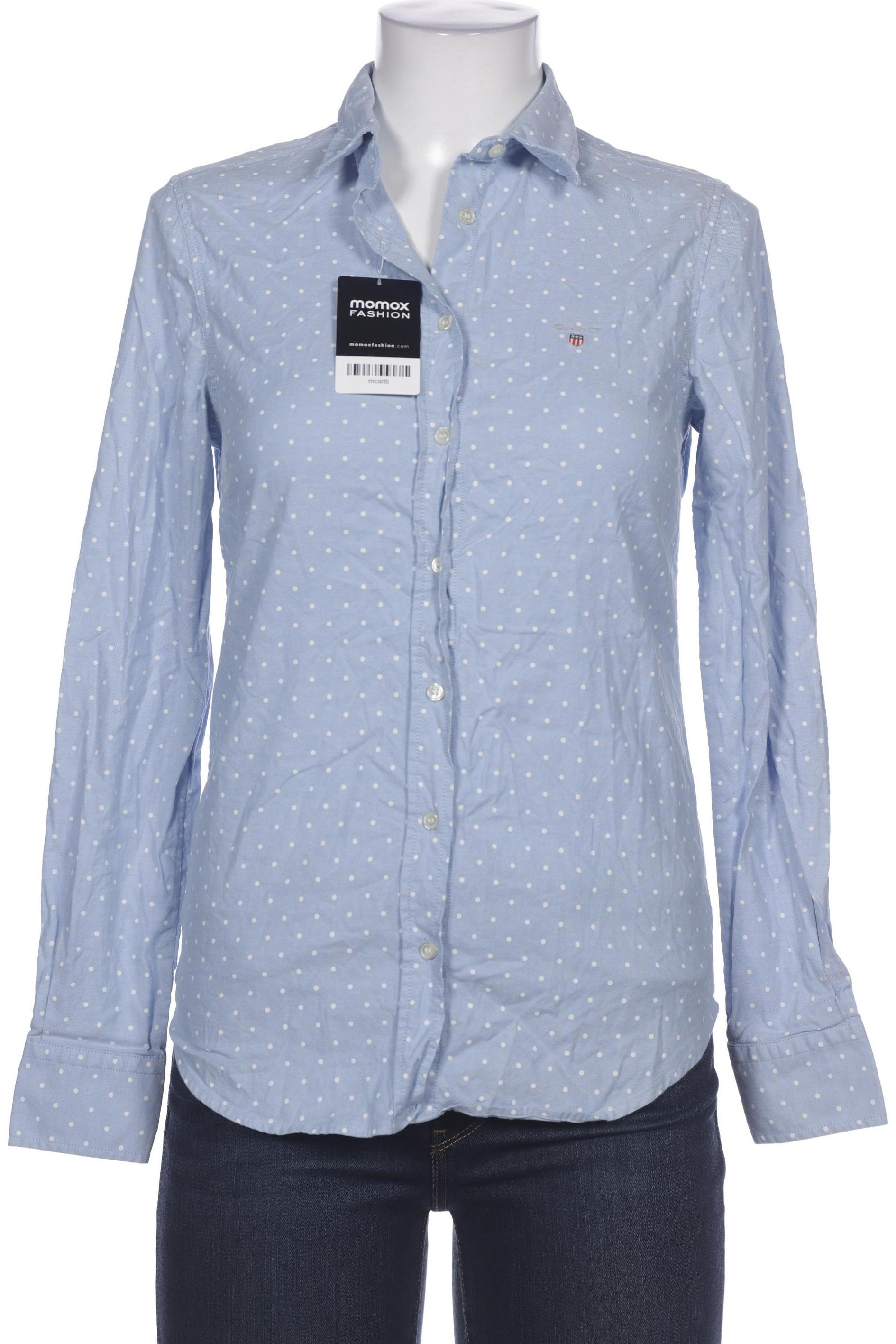 

Gant Damen Bluse, blau, Gr. 36