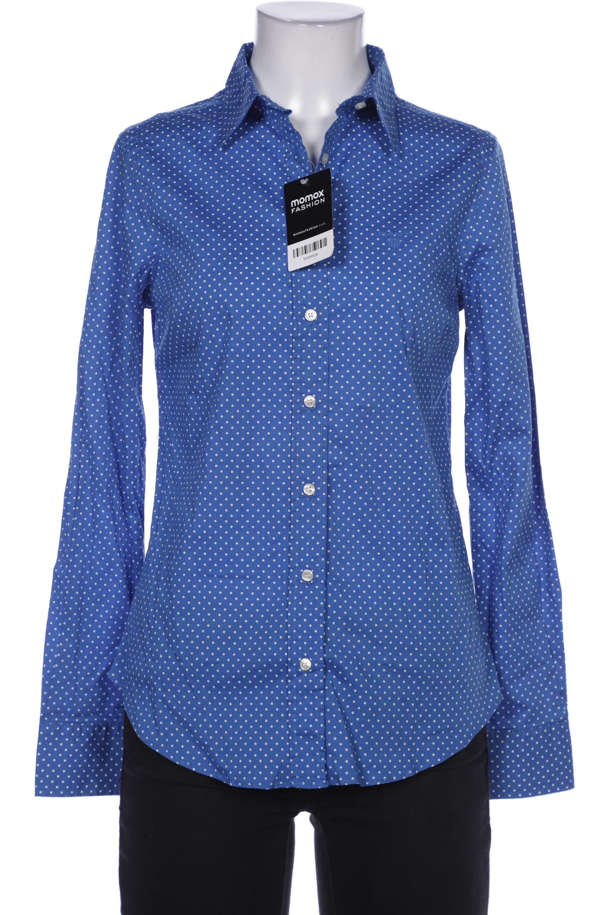 

Gant Damen Bluse, blau, Gr. 36