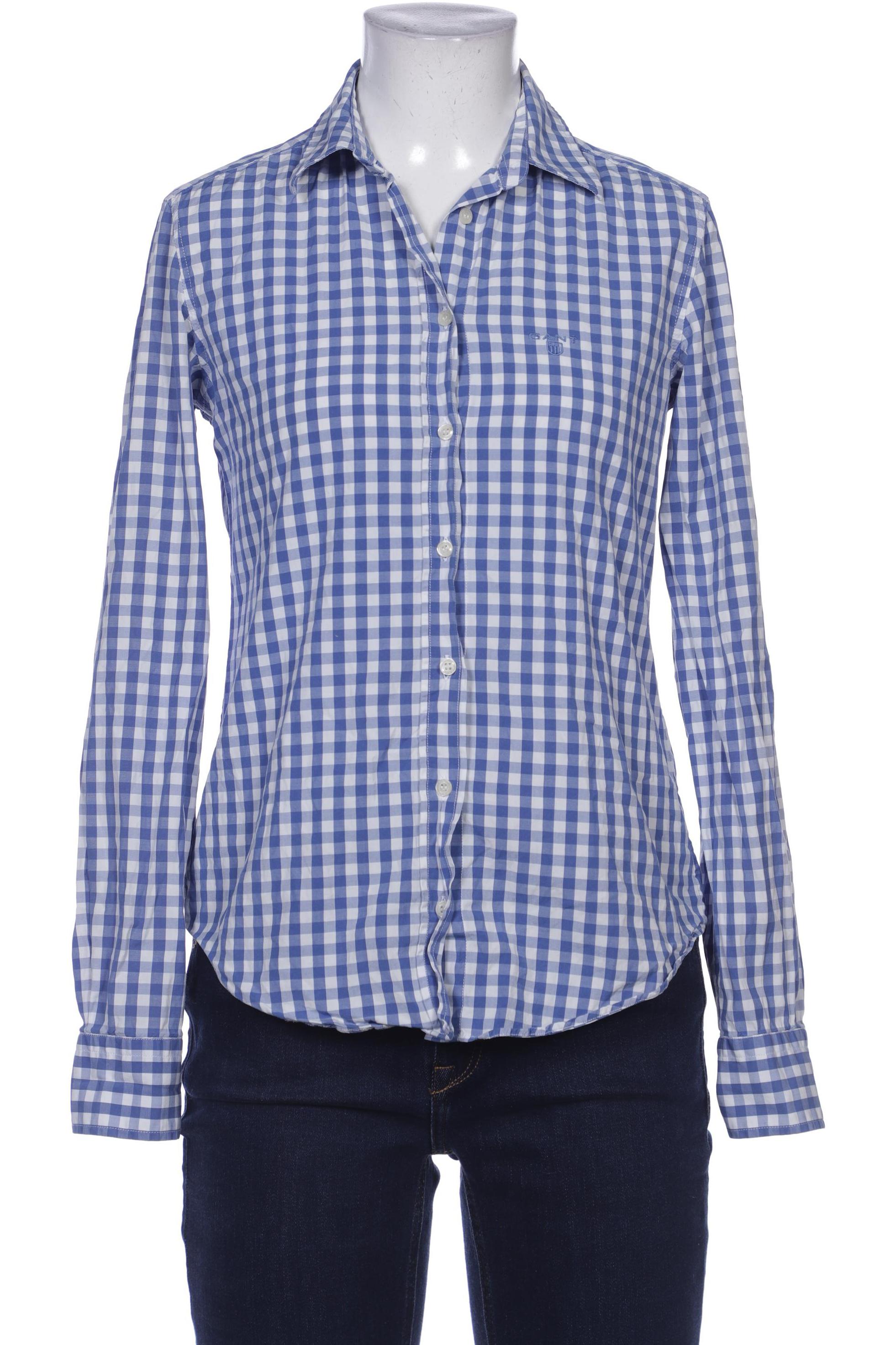 

Gant Damen Bluse, blau, Gr. 36