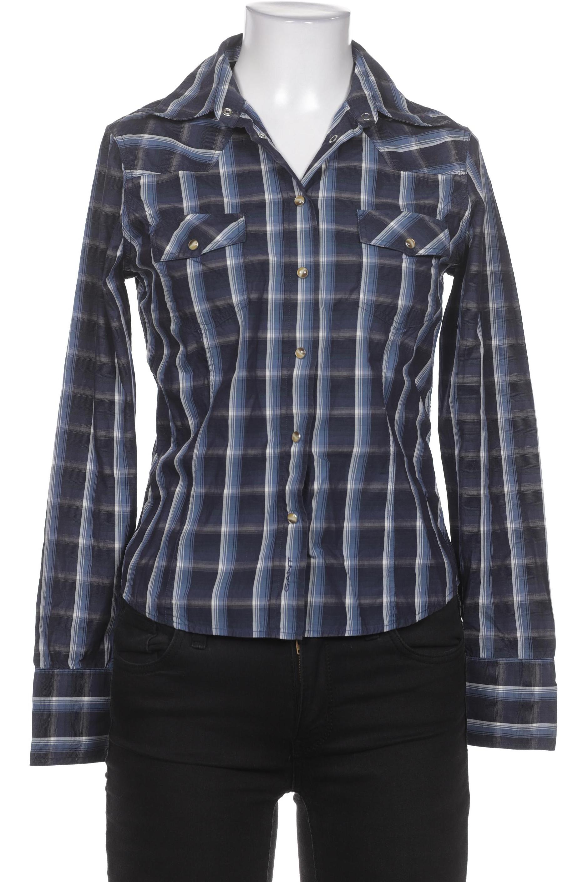 

Gant Damen Bluse, marineblau, Gr. 36