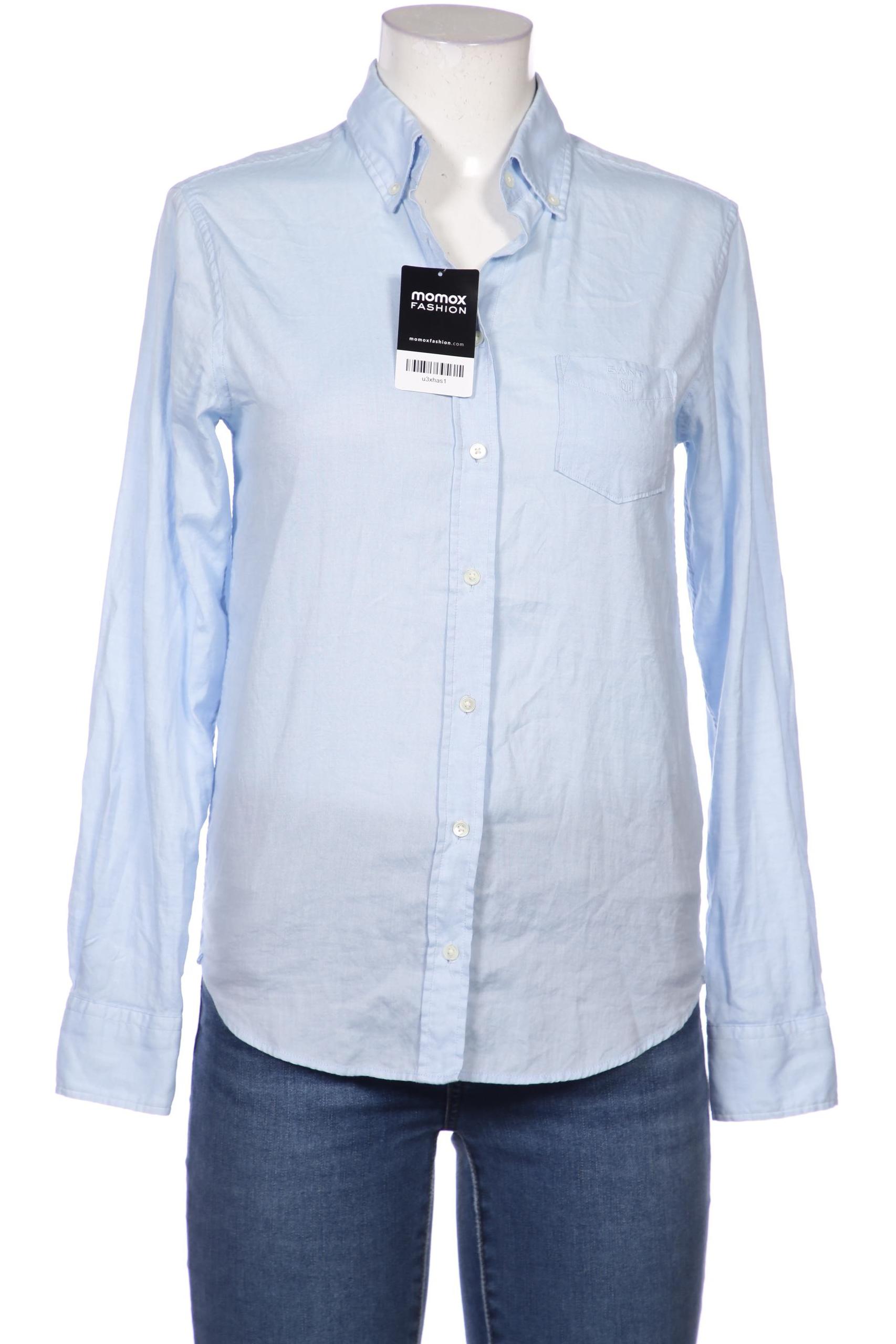 

Gant Damen Bluse, blau, Gr. 36