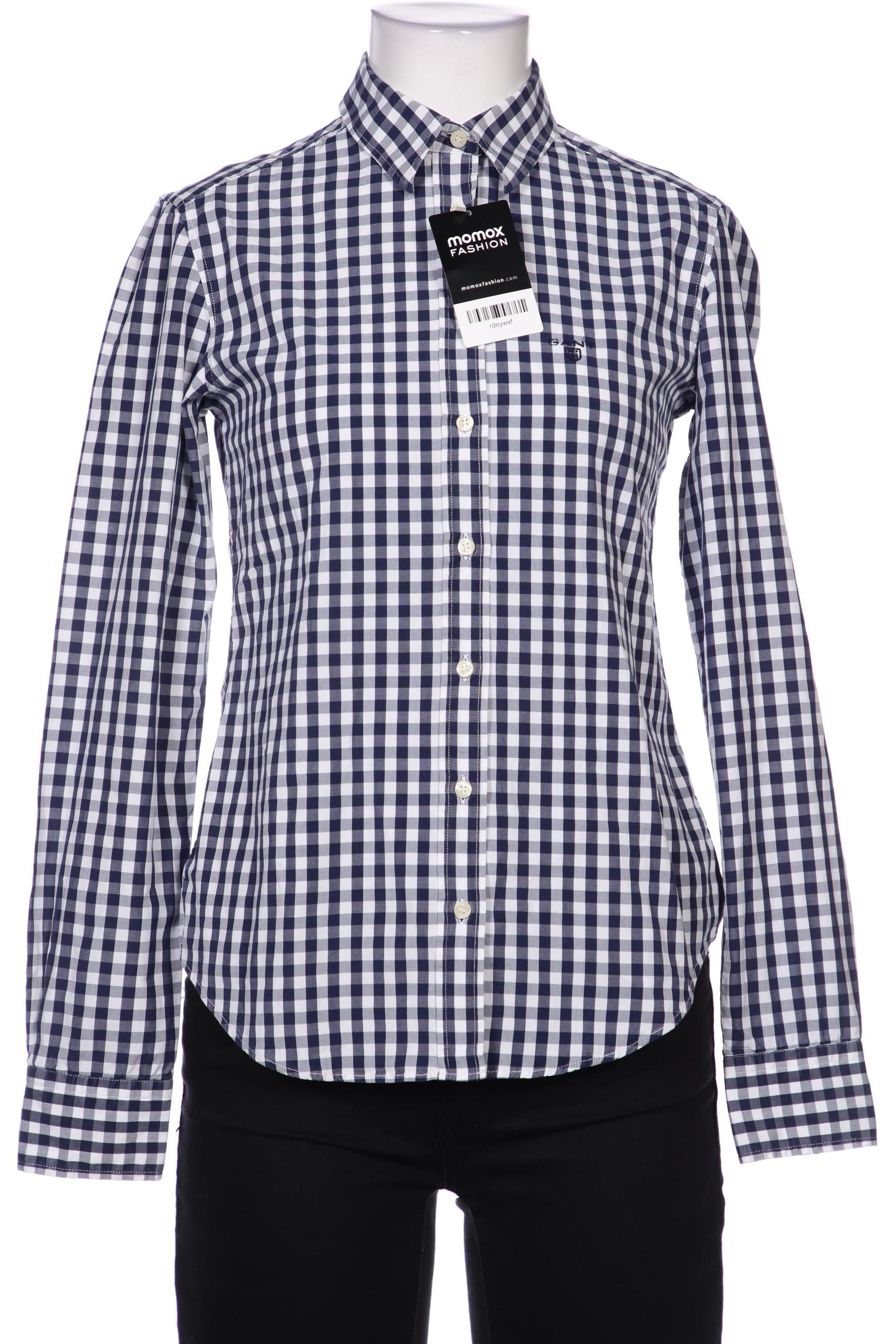 

Gant Damen Bluse, marineblau, Gr. 36