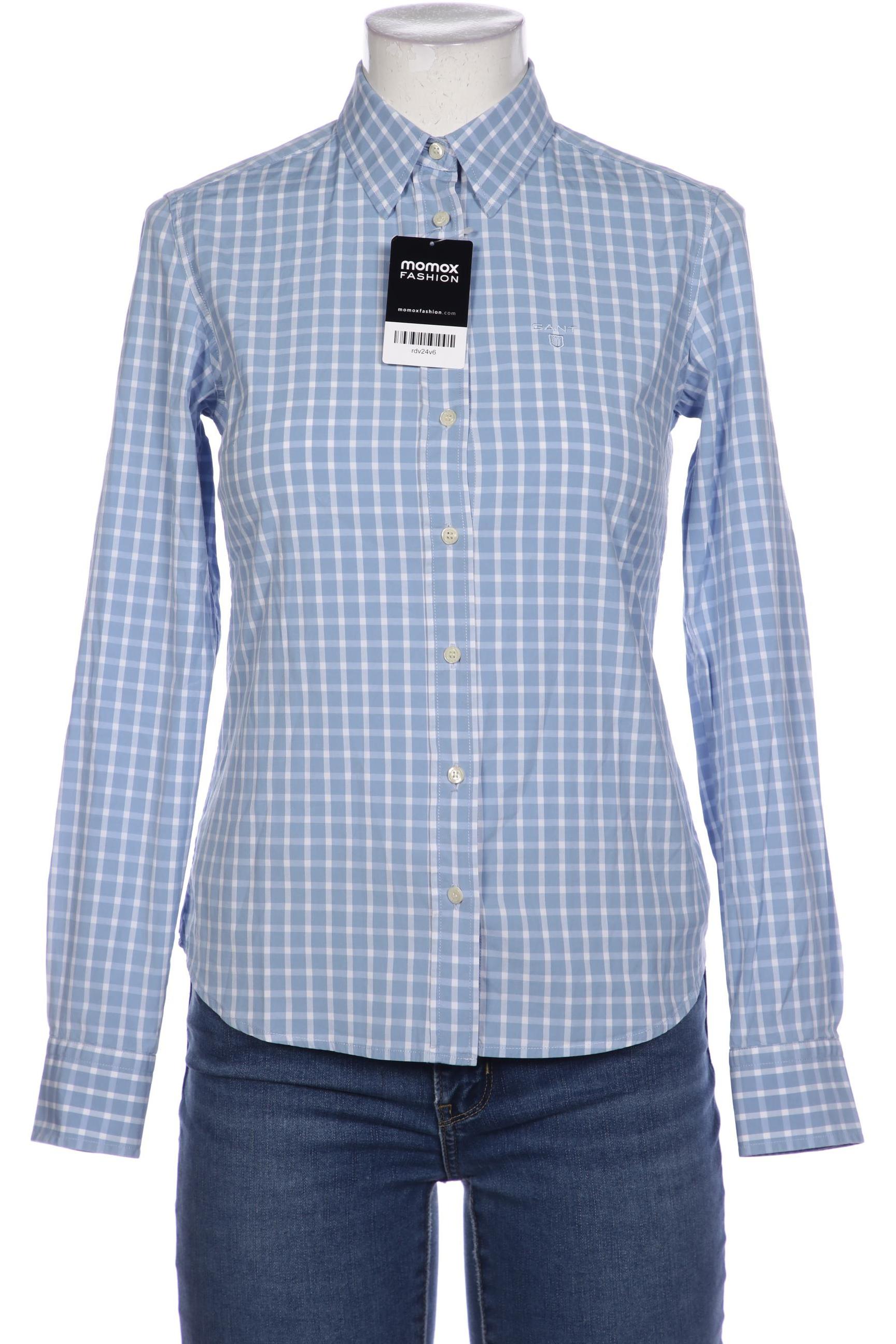

Gant Damen Bluse, blau, Gr. 36