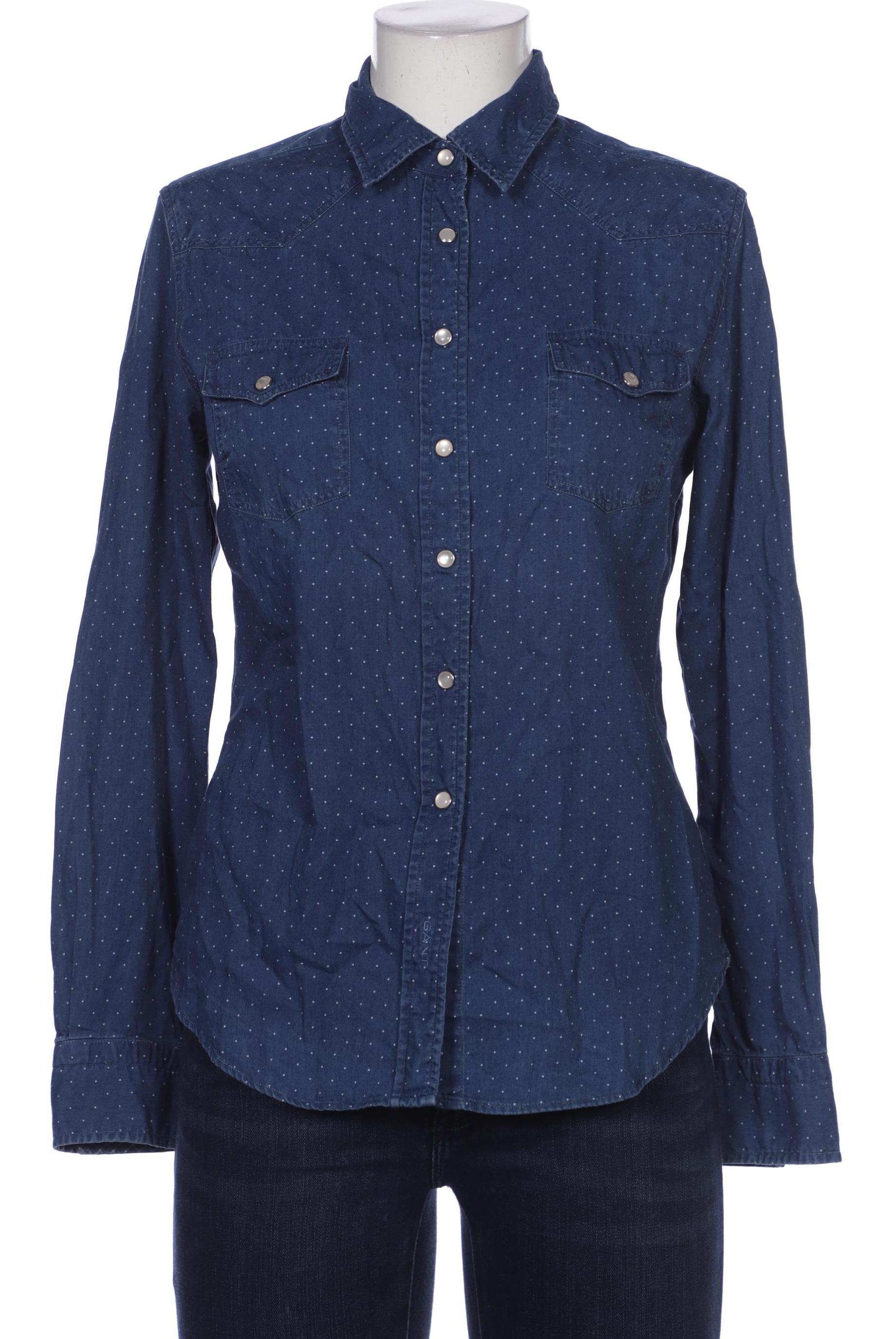 

Gant Damen Bluse, blau, Gr. 40