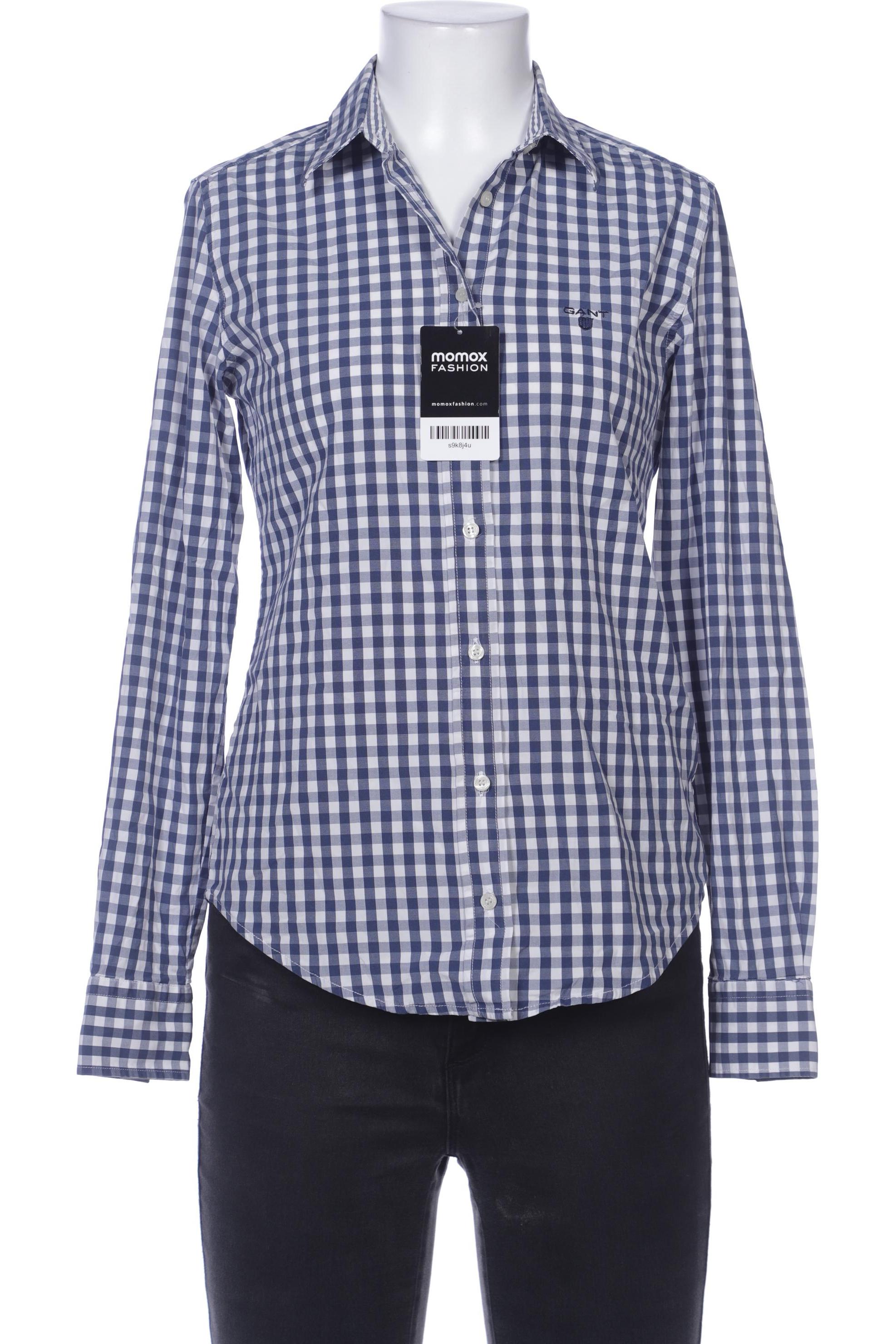 

Gant Damen Bluse, blau, Gr. 36