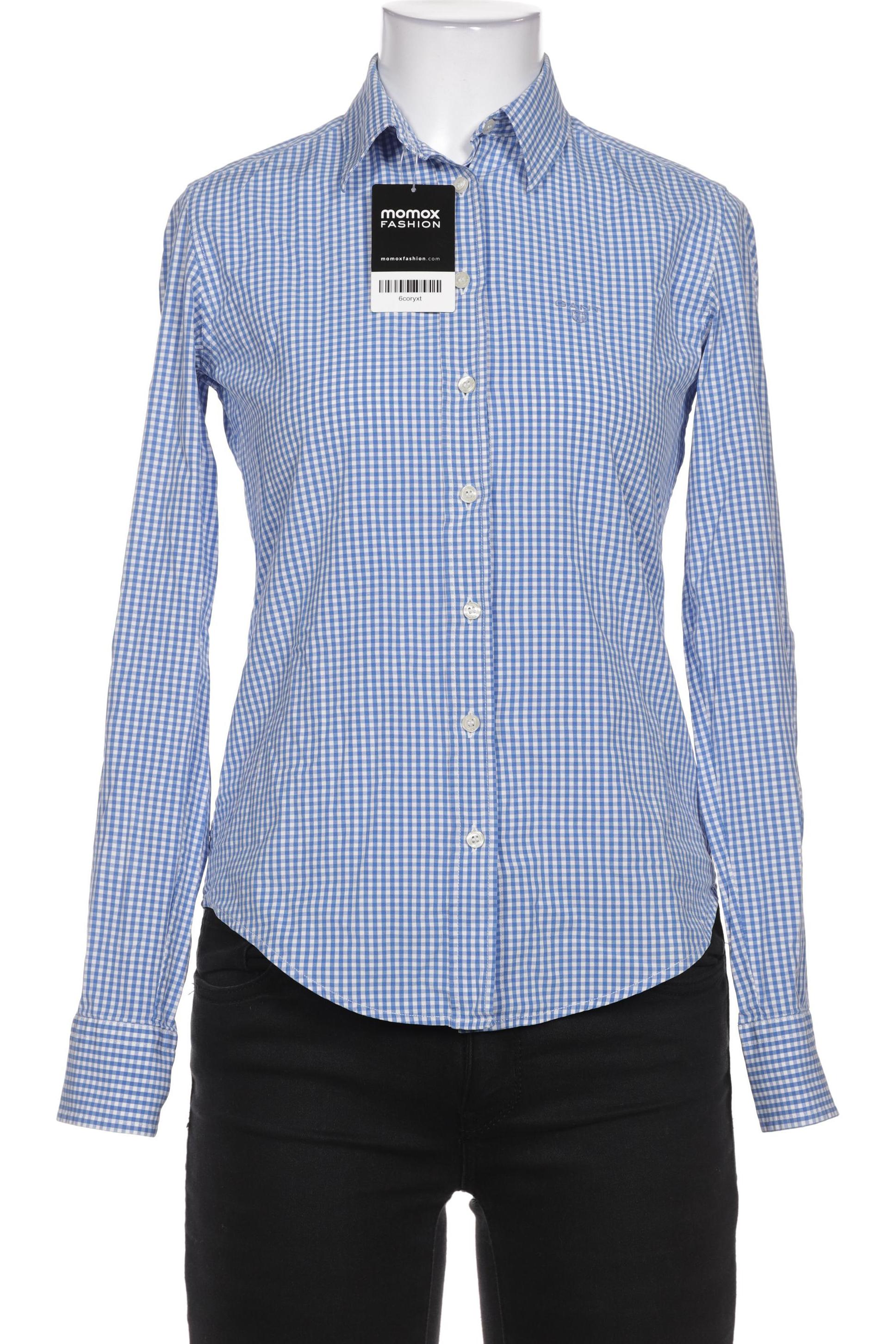 

Gant Damen Bluse, blau, Gr. 34