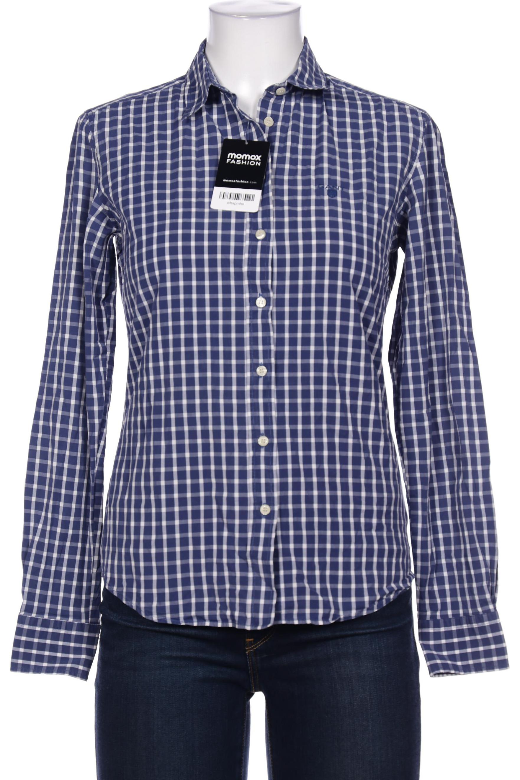 

Gant Damen Bluse, blau, Gr. 38
