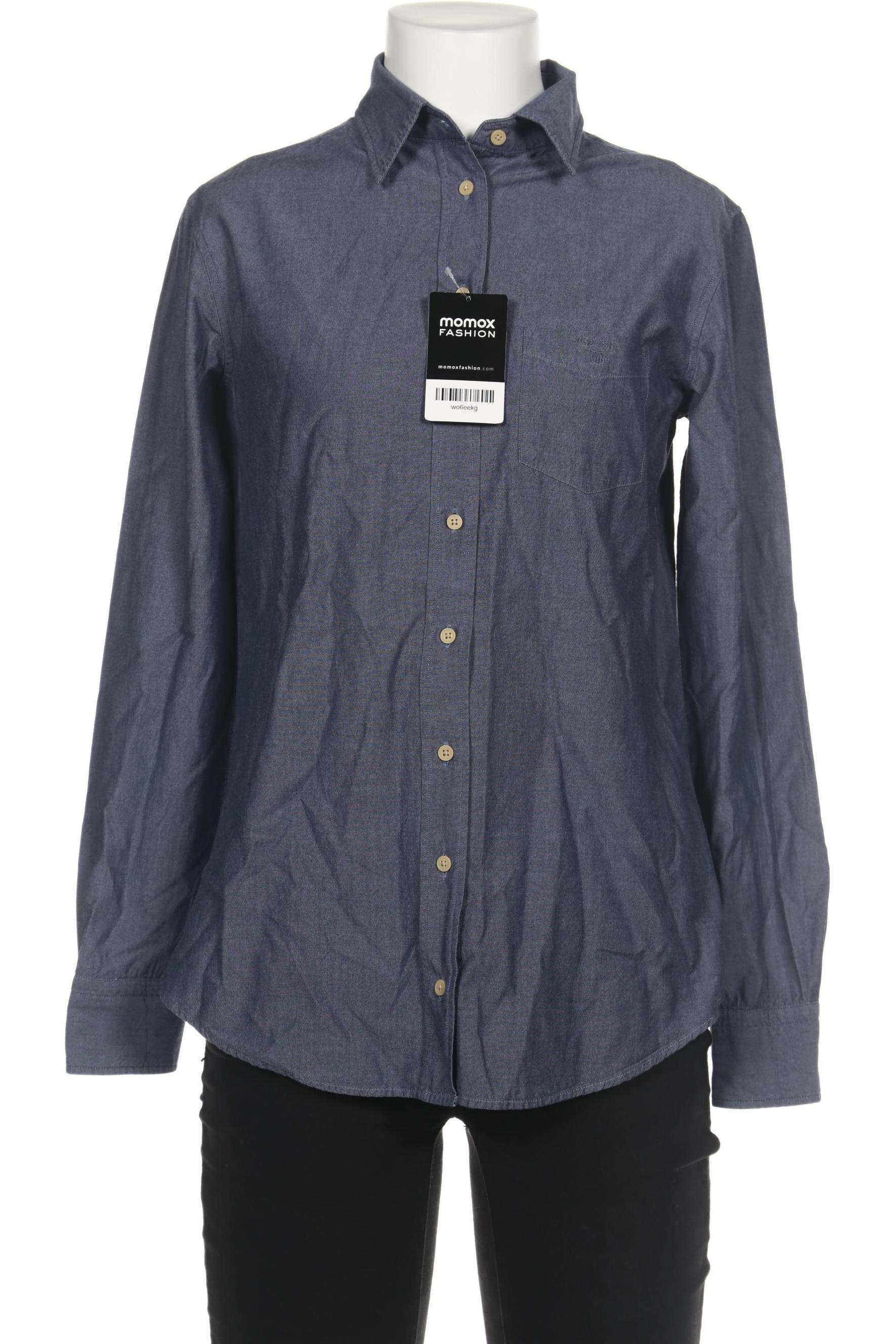 

Gant Damen Bluse, blau, Gr. 36