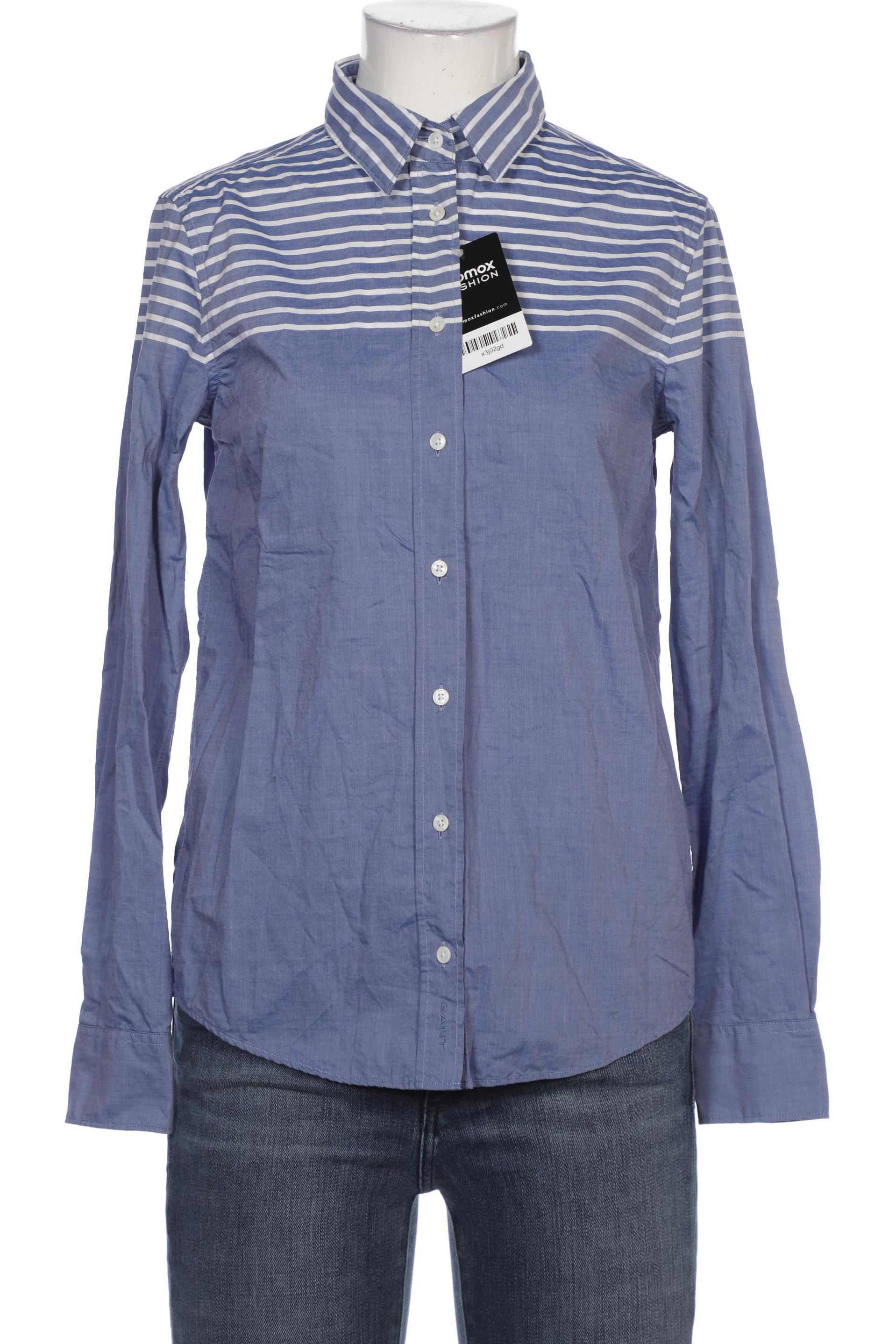 

Gant Damen Bluse, blau, Gr. 34