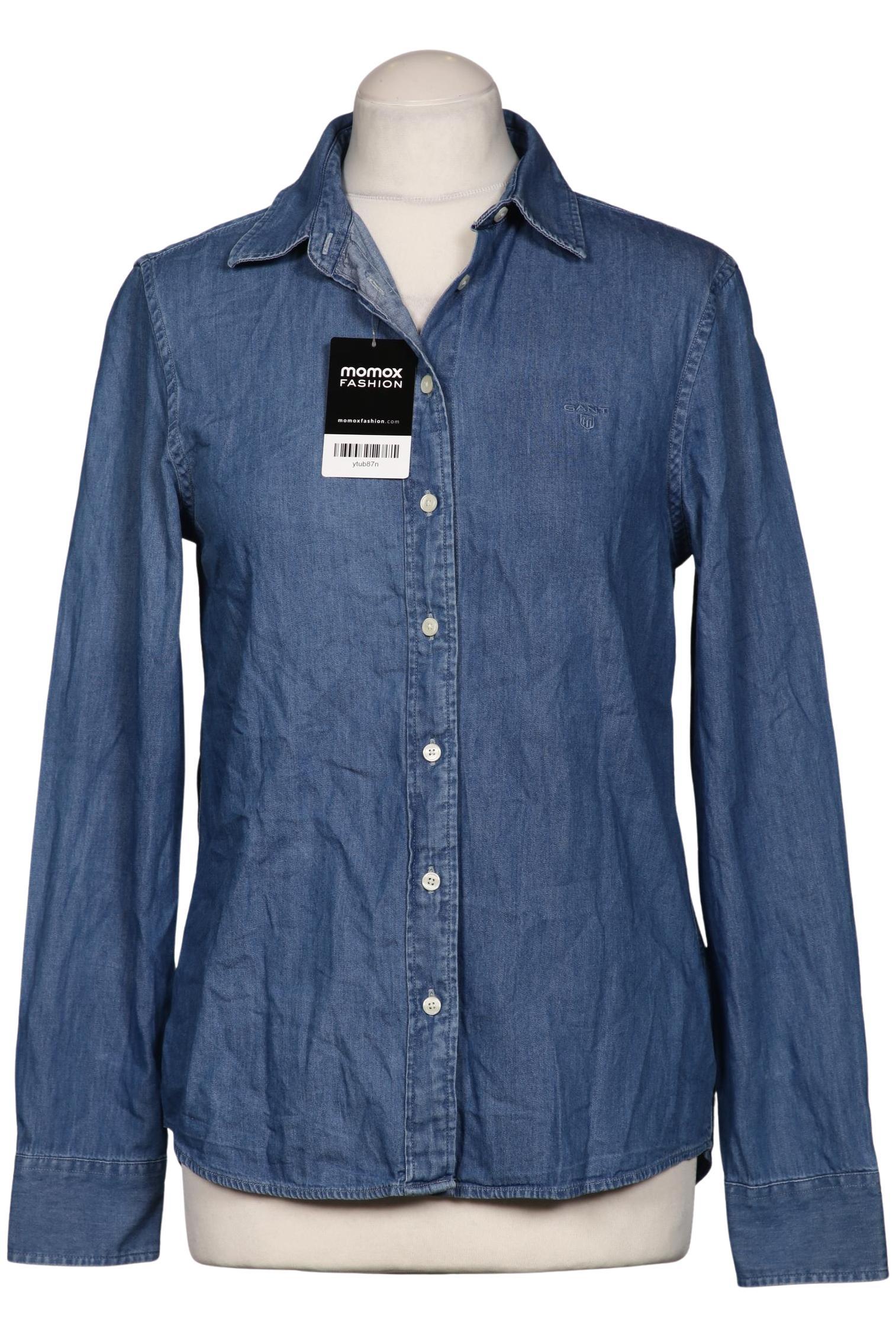 

Gant Damen Bluse, blau, Gr. 36