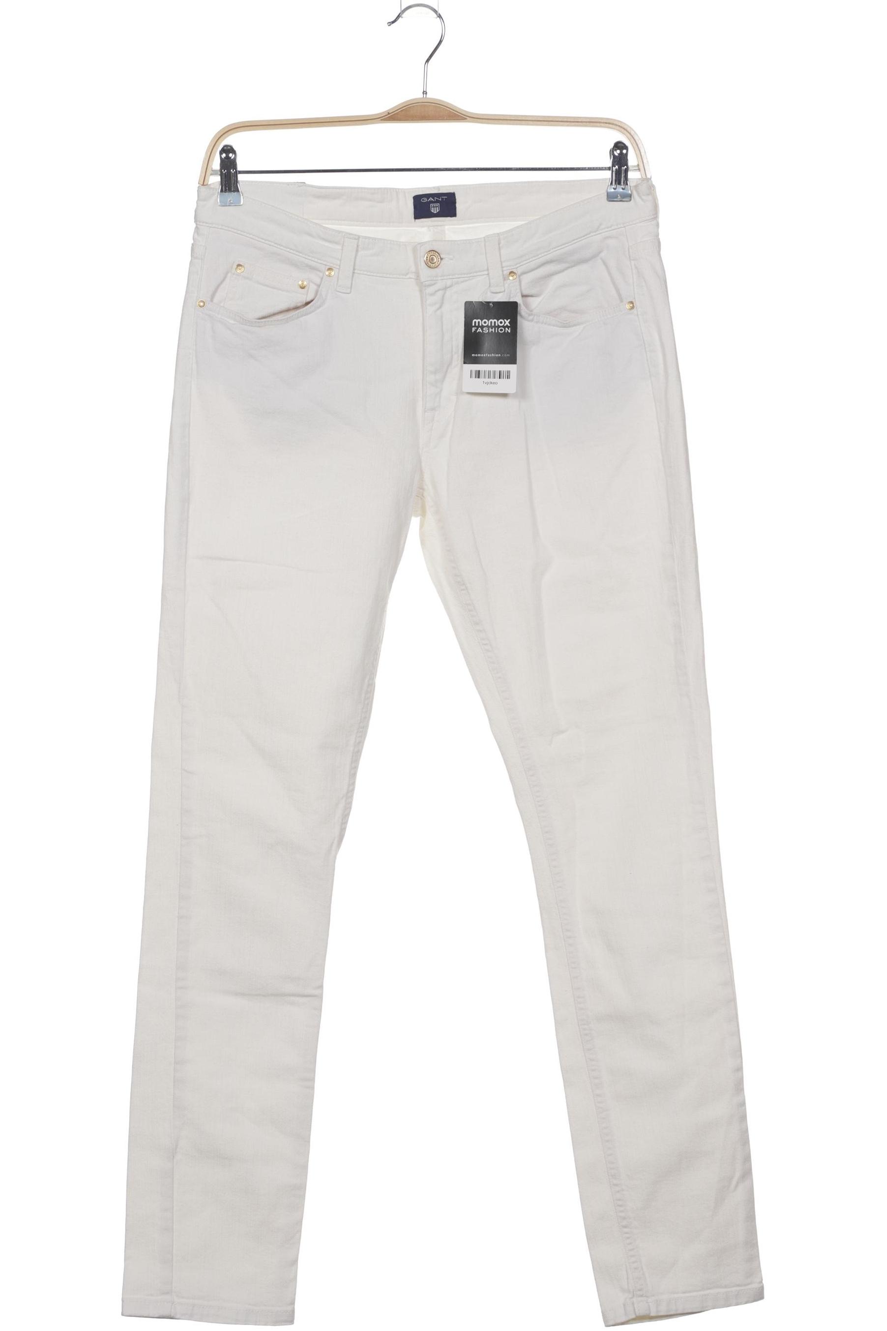 

Gant Damen Jeans, cremeweiß, Gr. 32
