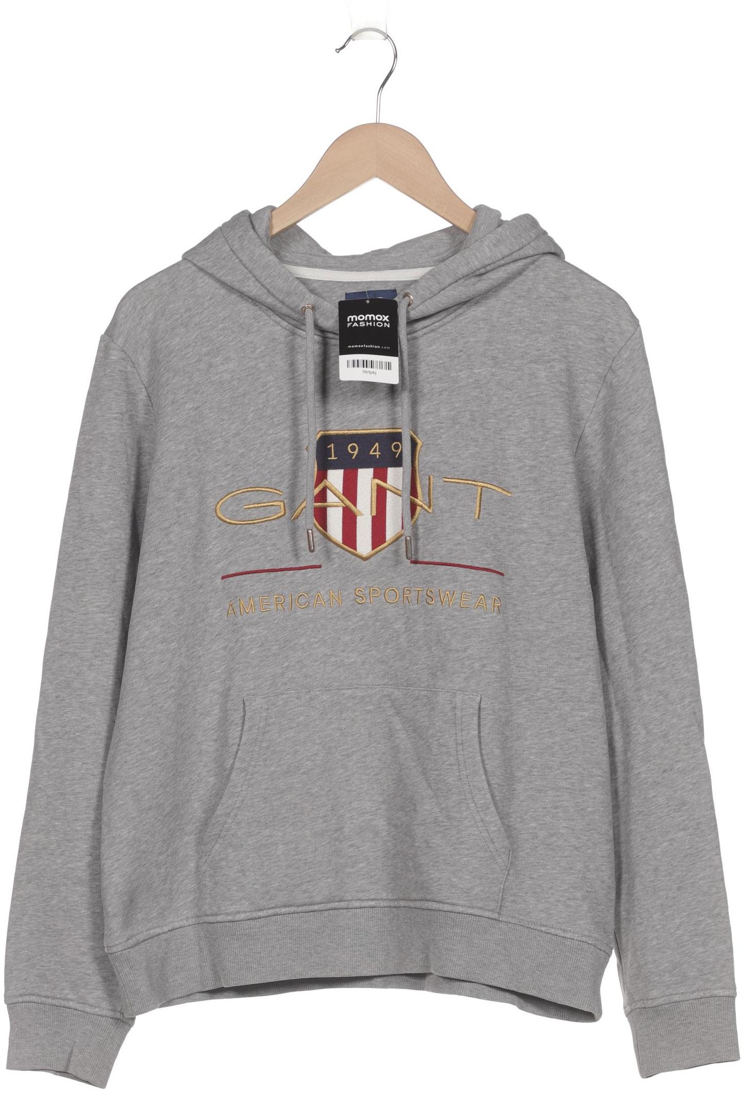 

Gant Damen Kapuzenpullover, grau, Gr. 44
