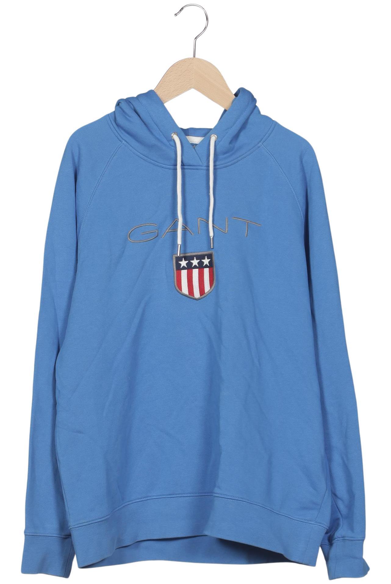

Gant Damen Kapuzenpullover, hellblau, Gr. 44