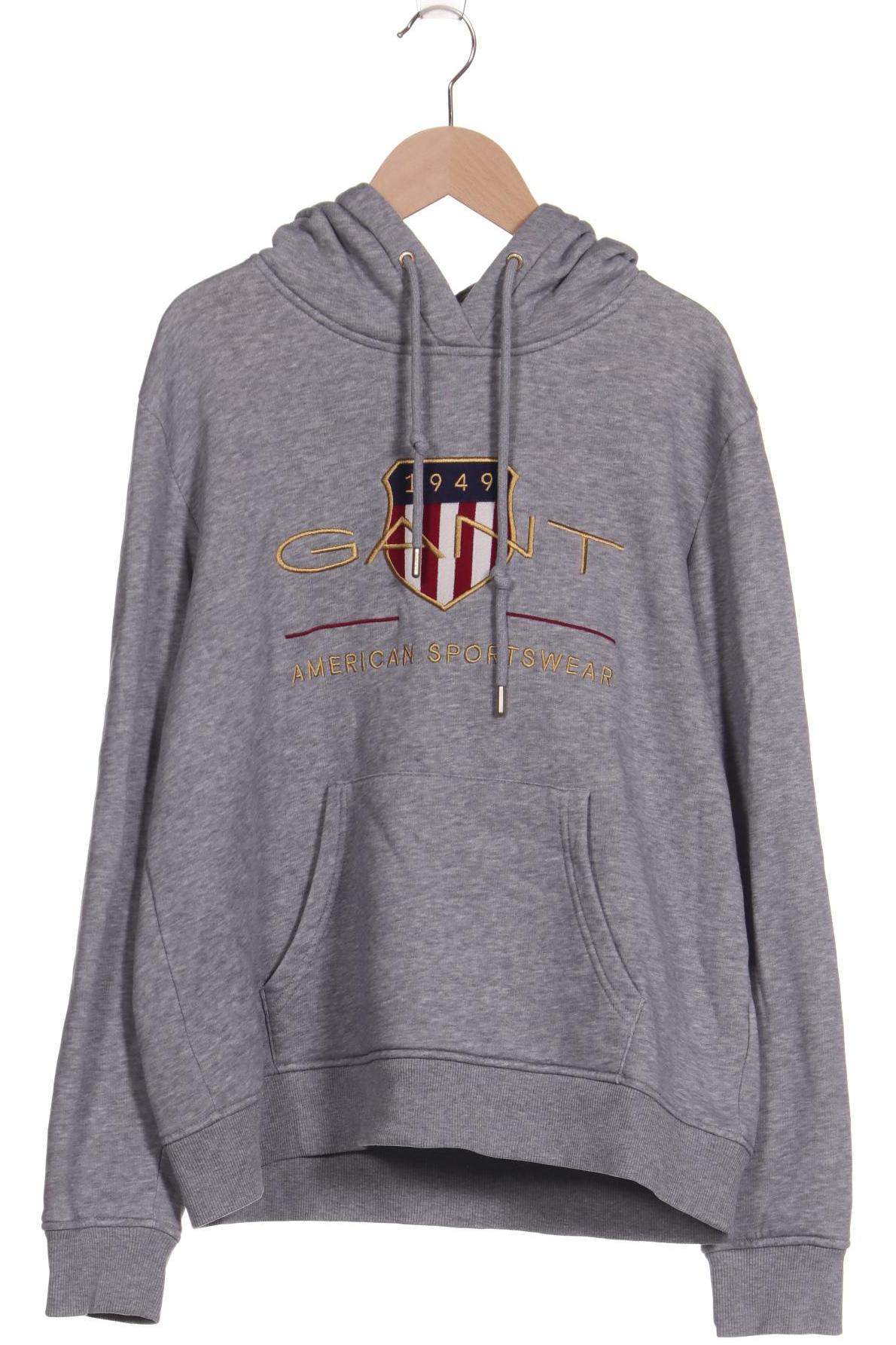 

Gant Damen Kapuzenpullover, grau, Gr. 42