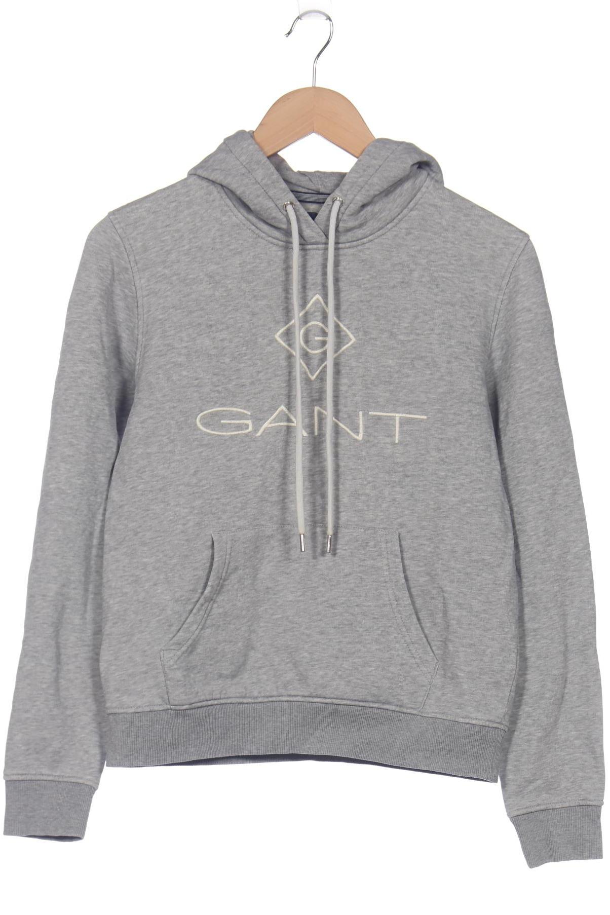 

Gant Damen Kapuzenpullover, grau, Gr. 36