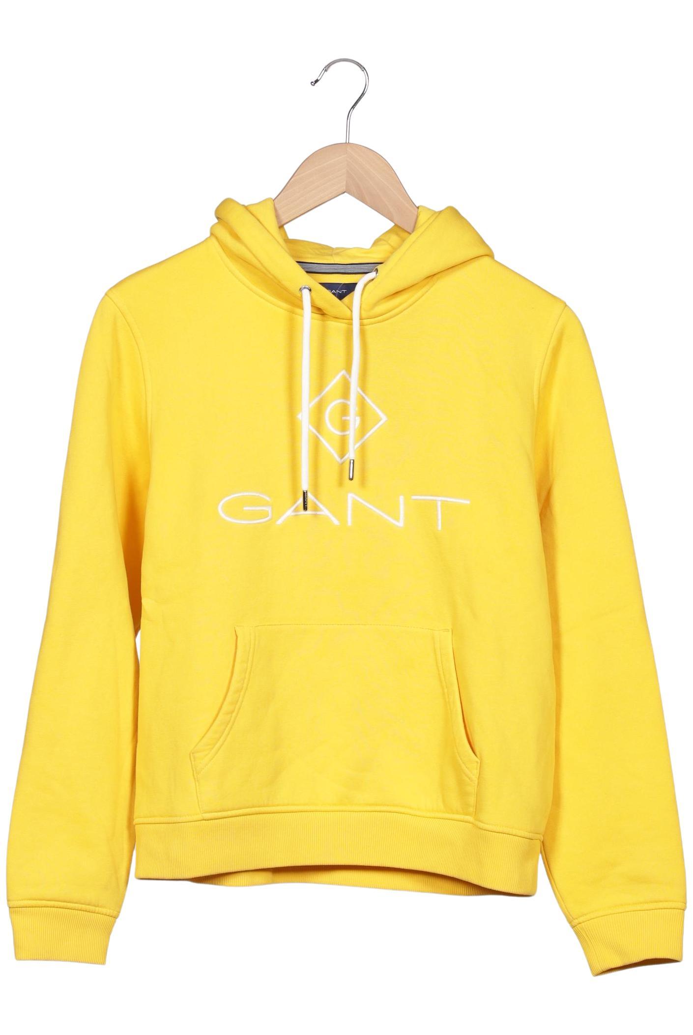 

Gant Damen Kapuzenpullover, gelb, Gr. 36