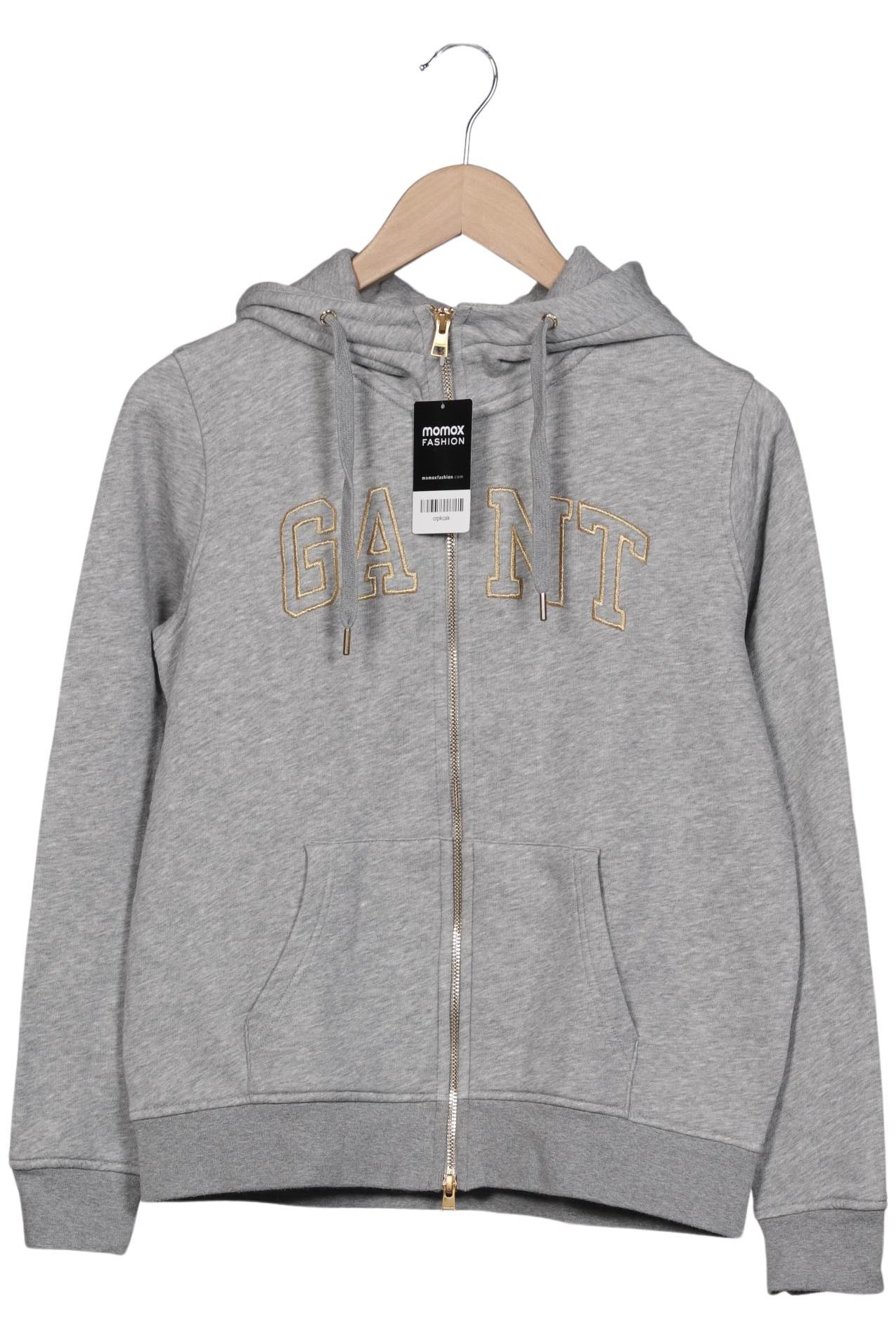 

Gant Damen Kapuzenpullover, grau, Gr. 36