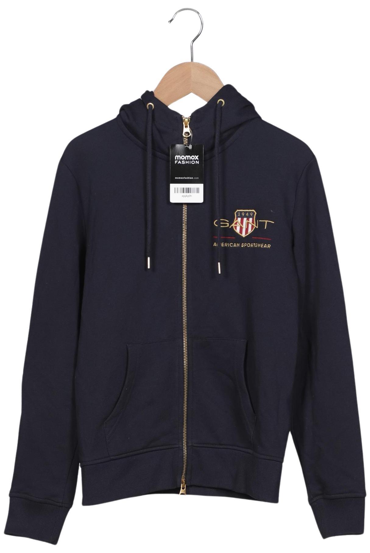 

Gant Damen Kapuzenpullover, marineblau, Gr. 34