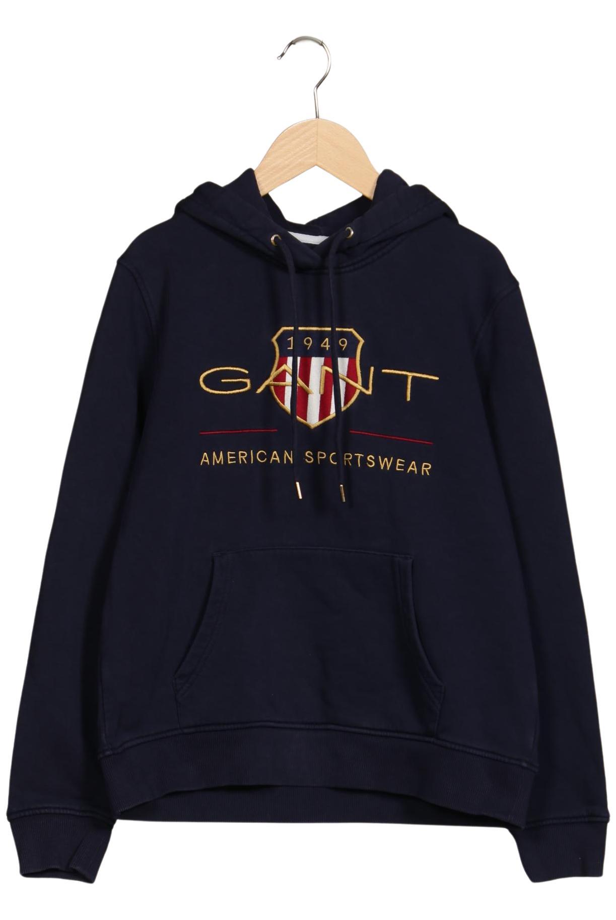 

Gant Damen Kapuzenpullover, marineblau, Gr. 38