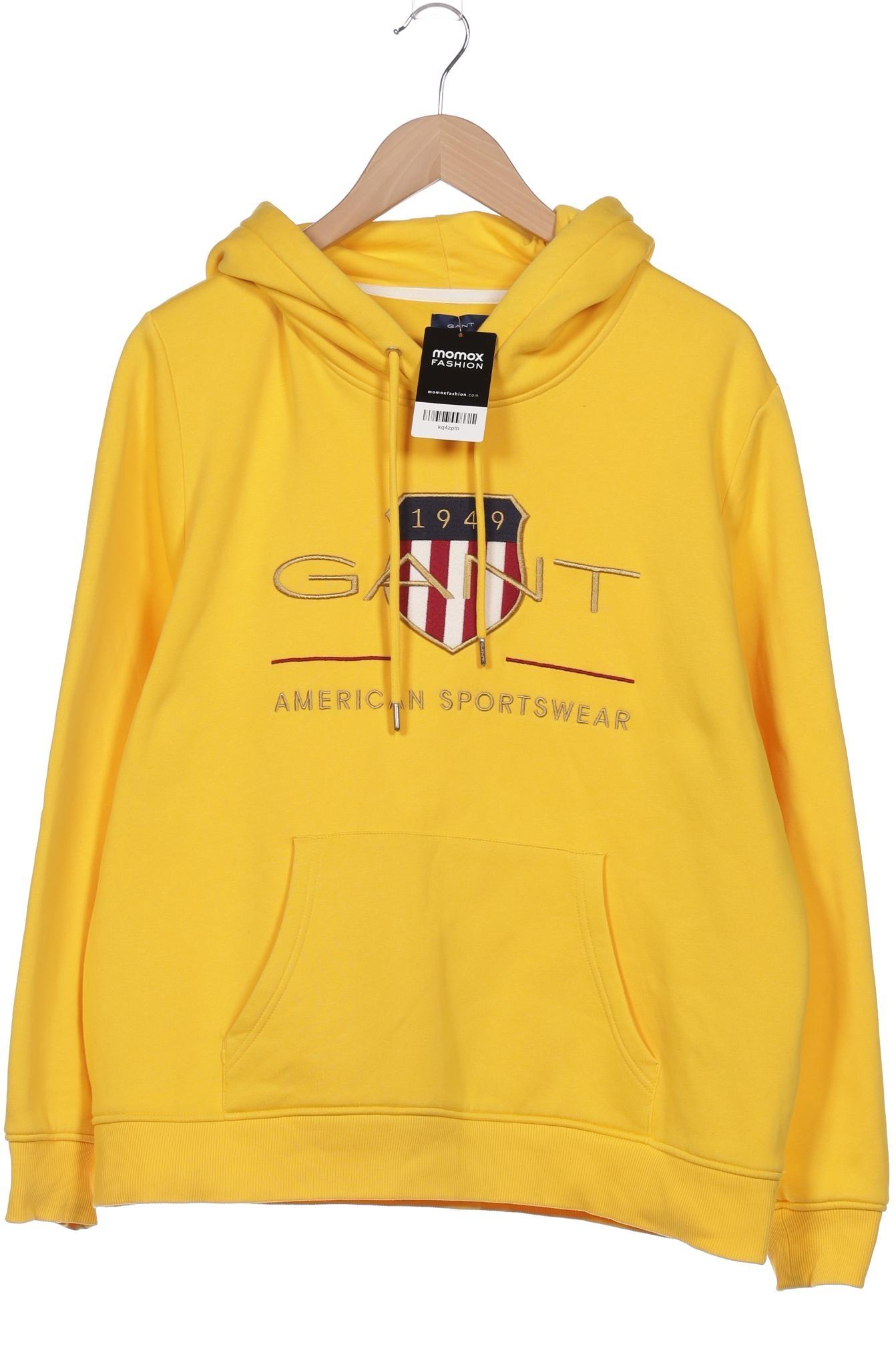

Gant Damen Kapuzenpullover, gelb, Gr. 46