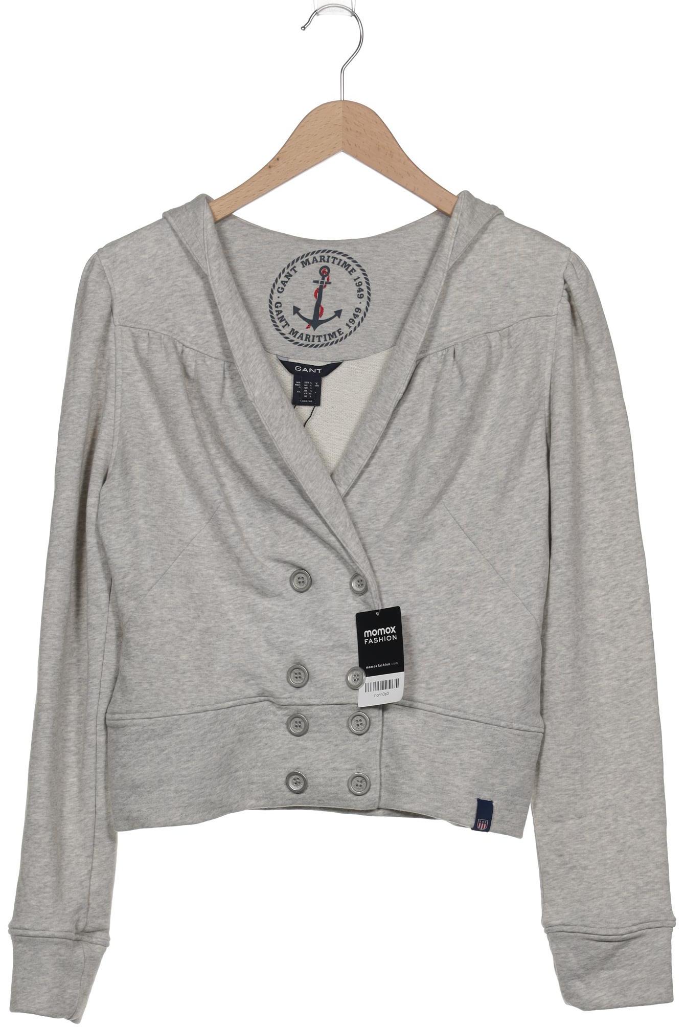 

Gant Damen Kapuzenpullover, grau, Gr. 42