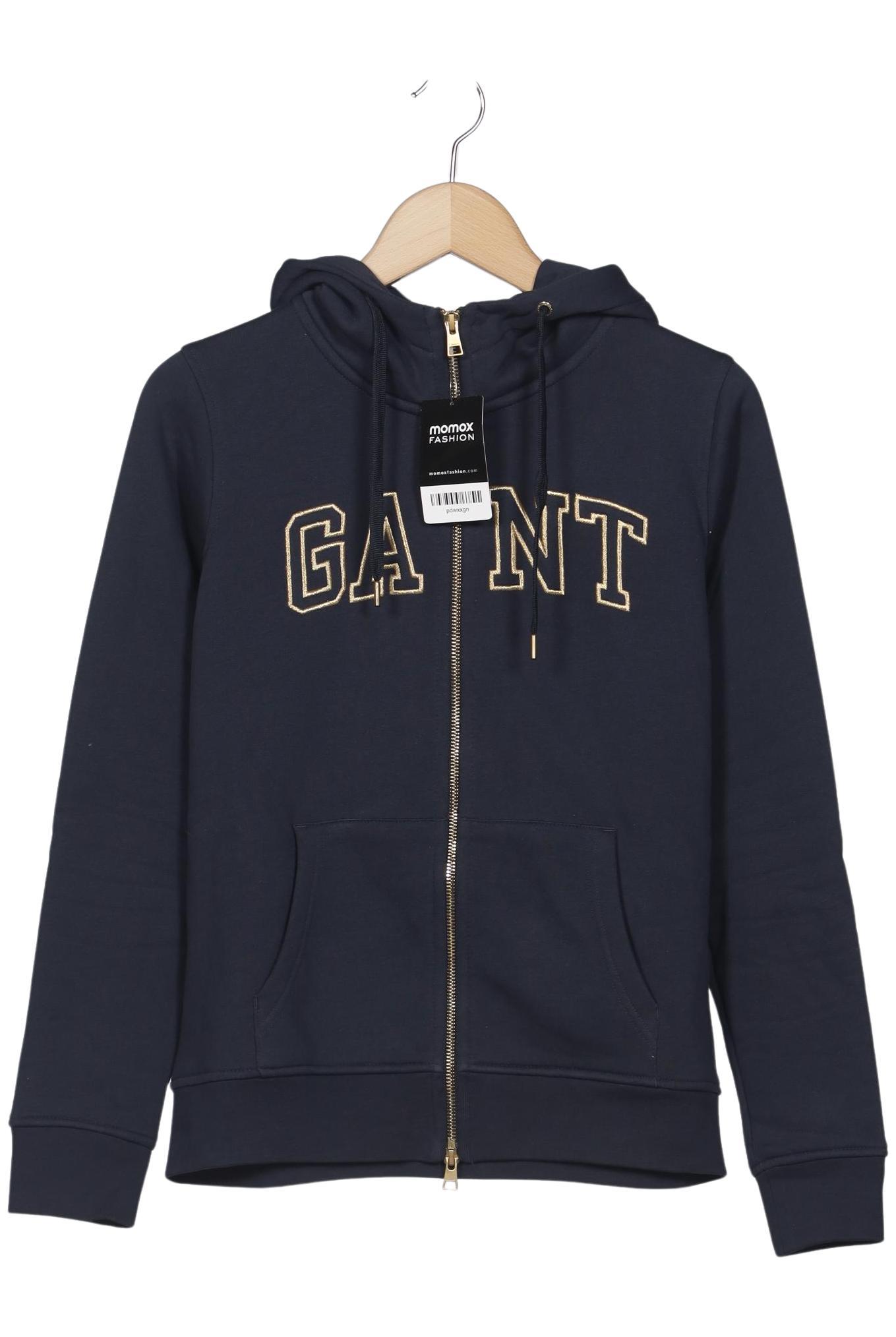 

Gant Damen Kapuzenpullover, marineblau, Gr. 38