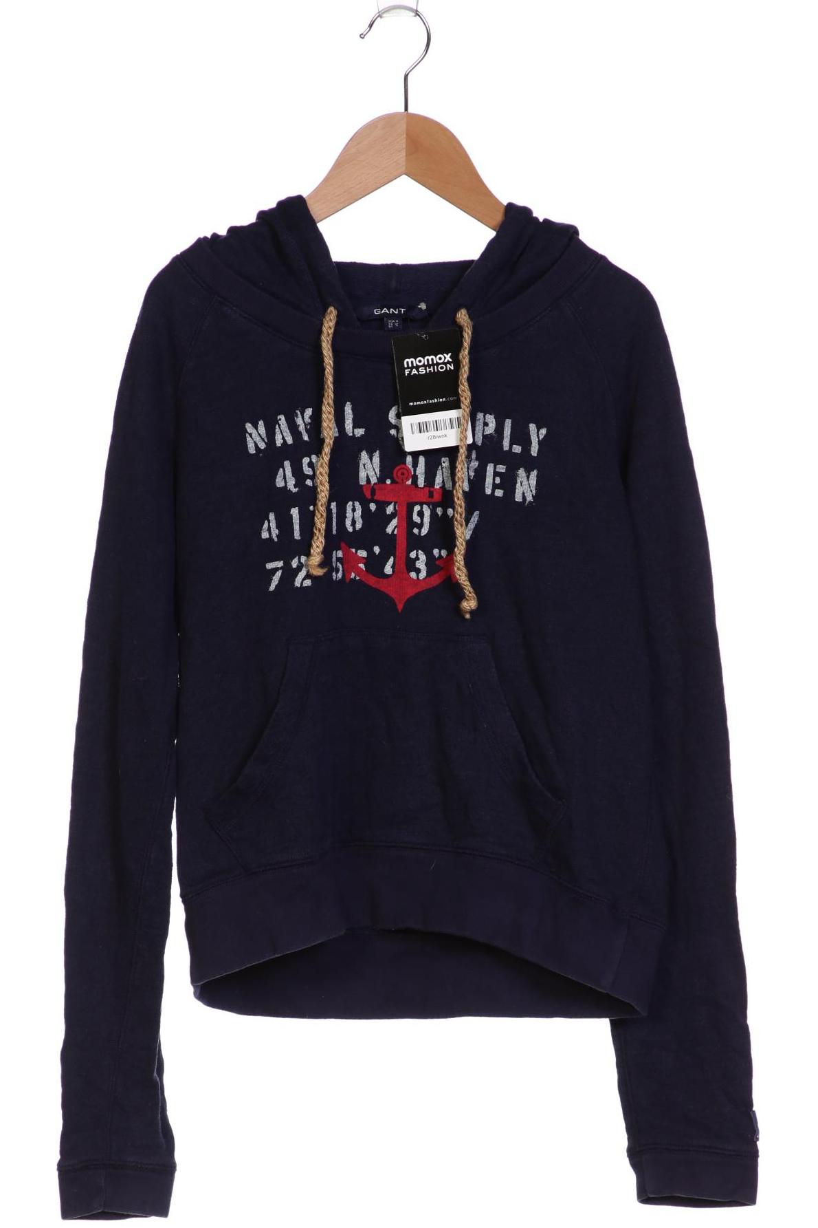 

Gant Damen Kapuzenpullover, marineblau, Gr. 36